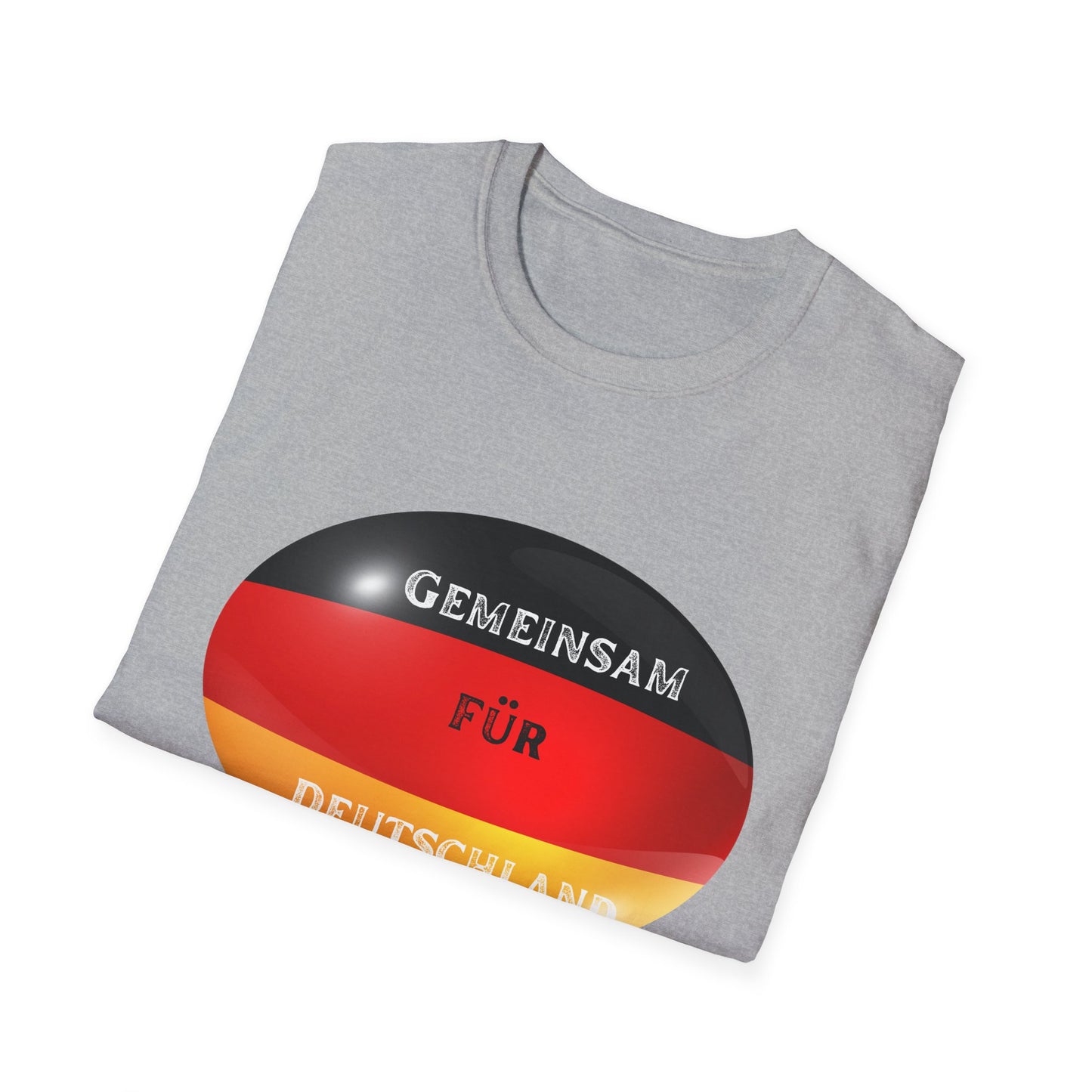 Fußballfan Unisex T-Shirts - Gemeinsam für Deutschland - Allez Team Germany!