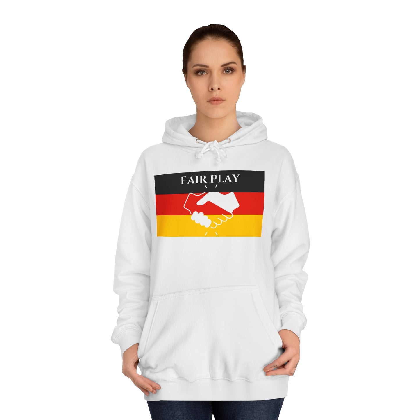 Hochwertige Hoodies - Fairplay für Deutschland - Beide Seiten gedruckt