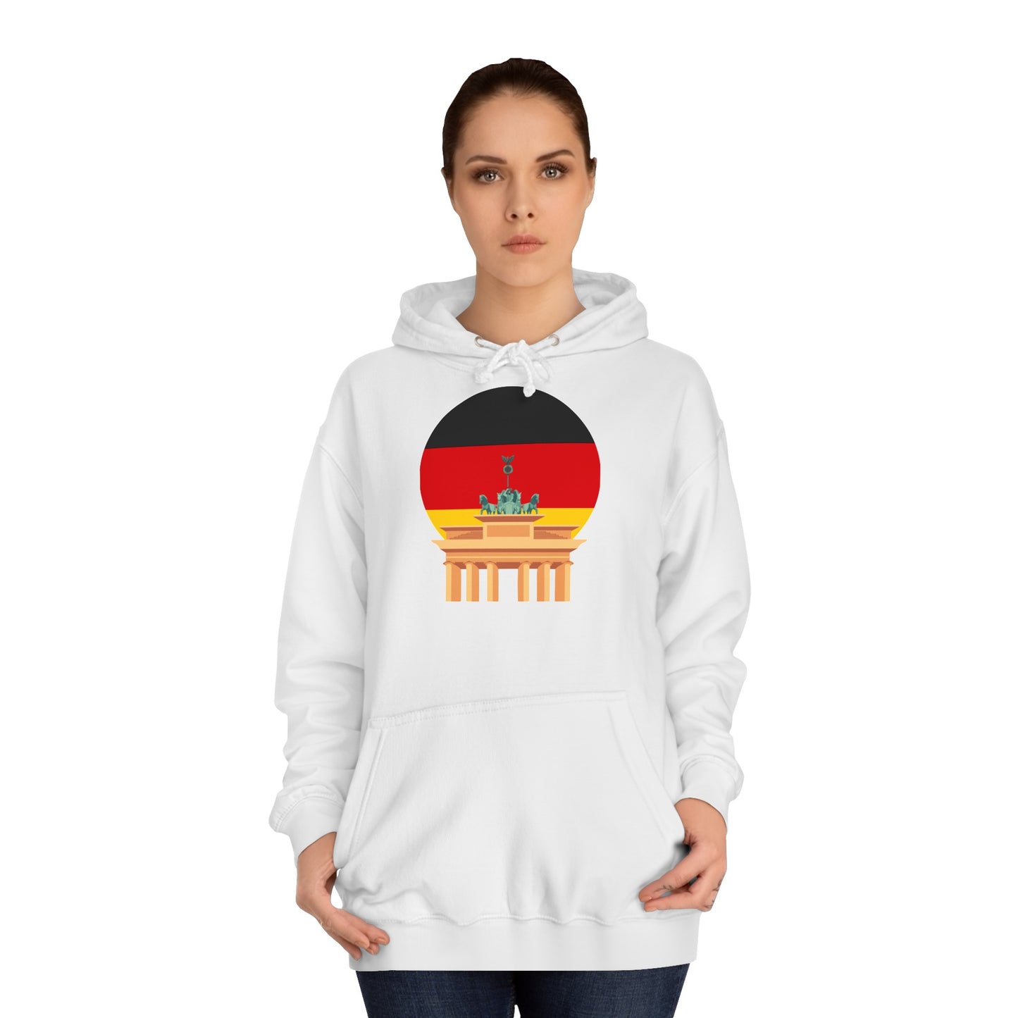 Brandenburger Tor Wahrzeichen auf Unisex Hoodies tragen - Top Qualität