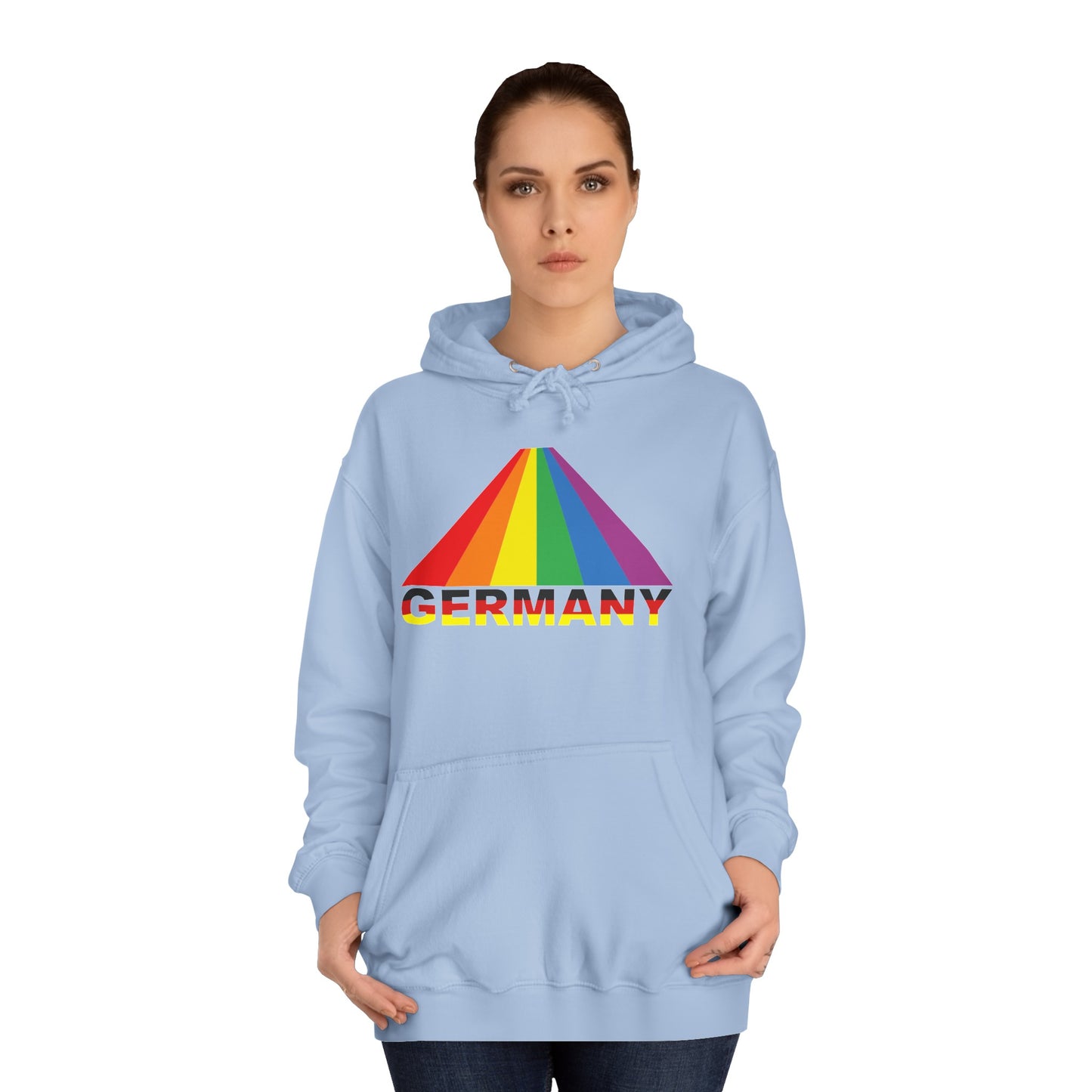 Hochwertige Hoodies - Regenbogen für Deutschland