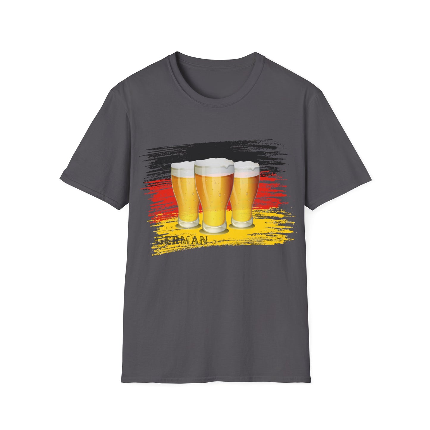 Prost und Cheers aus Deutschland, auf trendigen T-Shirts, German Beer, Made in Germany Fashion, Best Quality T-Shirts, Trink mit Respekt