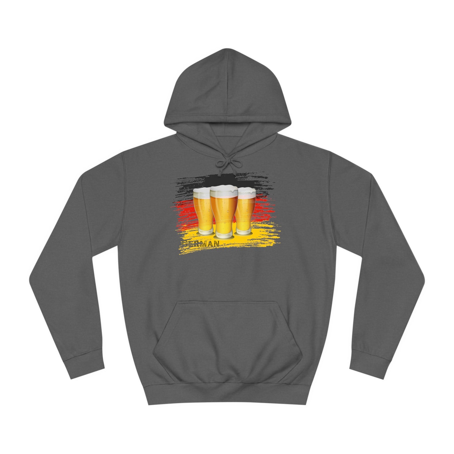 Bier Fans für Deutschland -  auf Unisex Hoodies beidseitig bedruckt