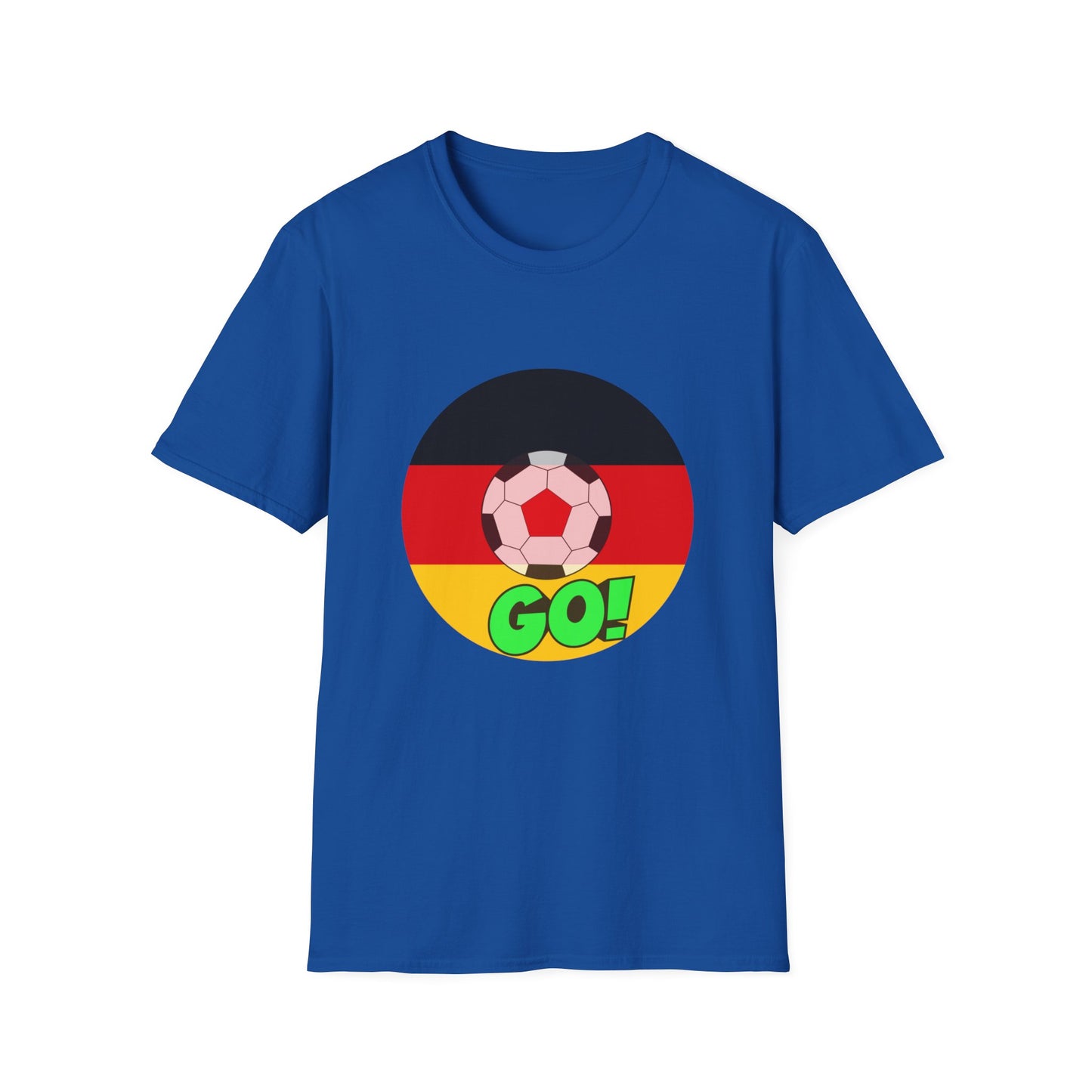 Siege für die deutsche Nationalmannschaft auf Unisex T-Shirts bedruckt - Go Germany!