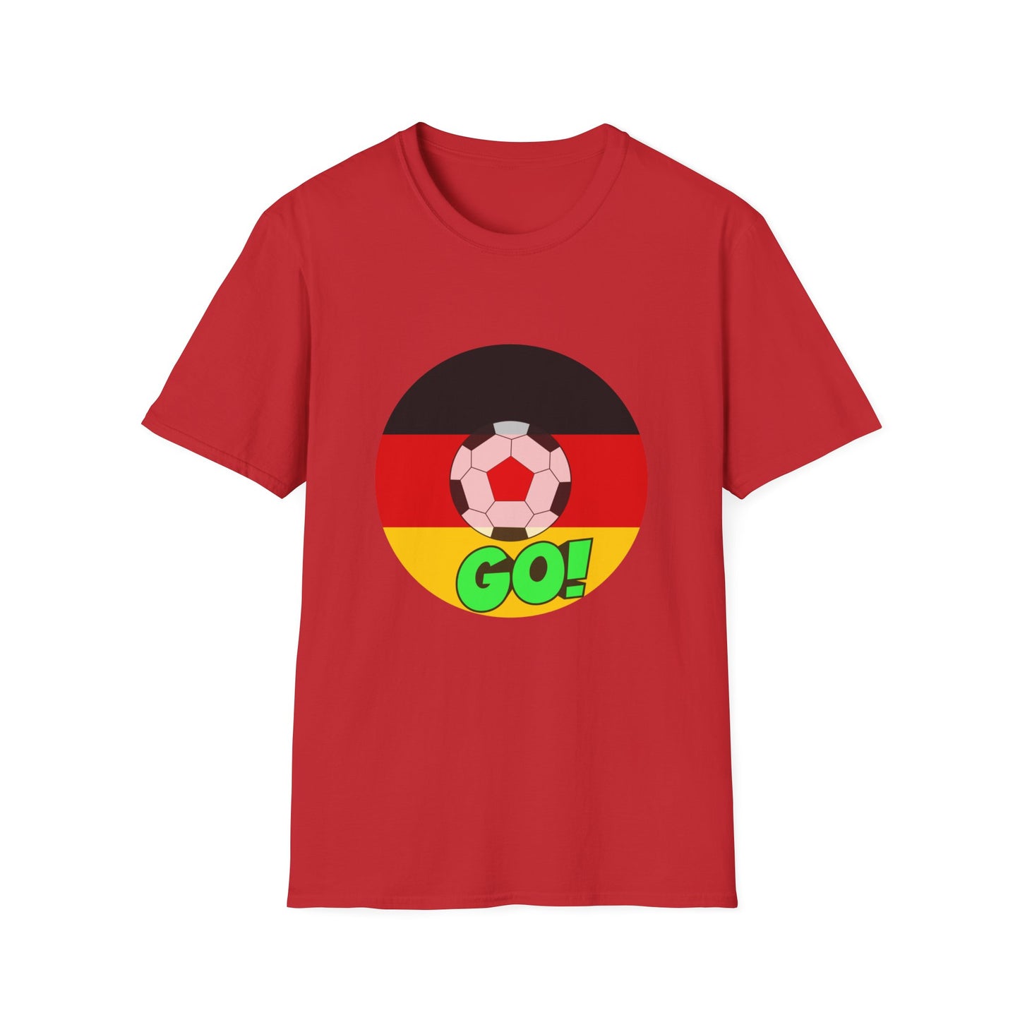 Siege für die deutsche Nationalmannschaft auf Unisex T-Shirts bedruckt - Go Germany!