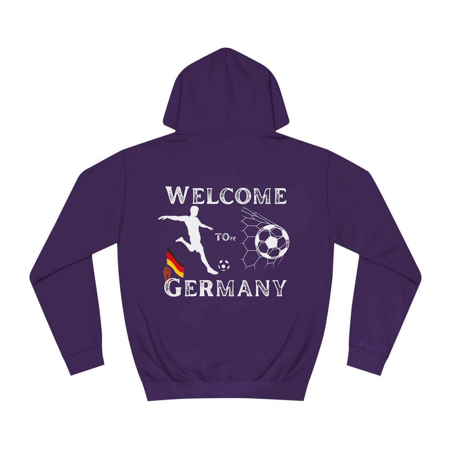 Erleben Sie die Schönheit und Leidenschaft des Fußballs in Deutschland - Hochwertige Unisex-Kapuzenpullover - Beidseitig bedruckt