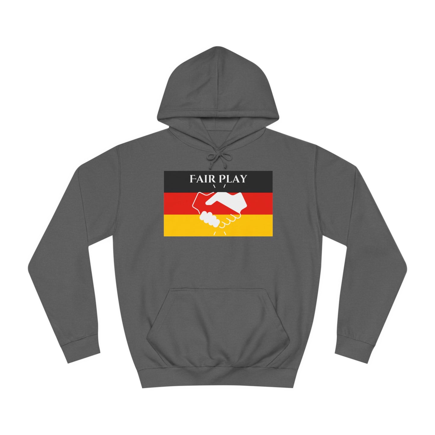 Hochwertige Hoodies - Fairplay für Deutschland - Beide Seiten gedruckt