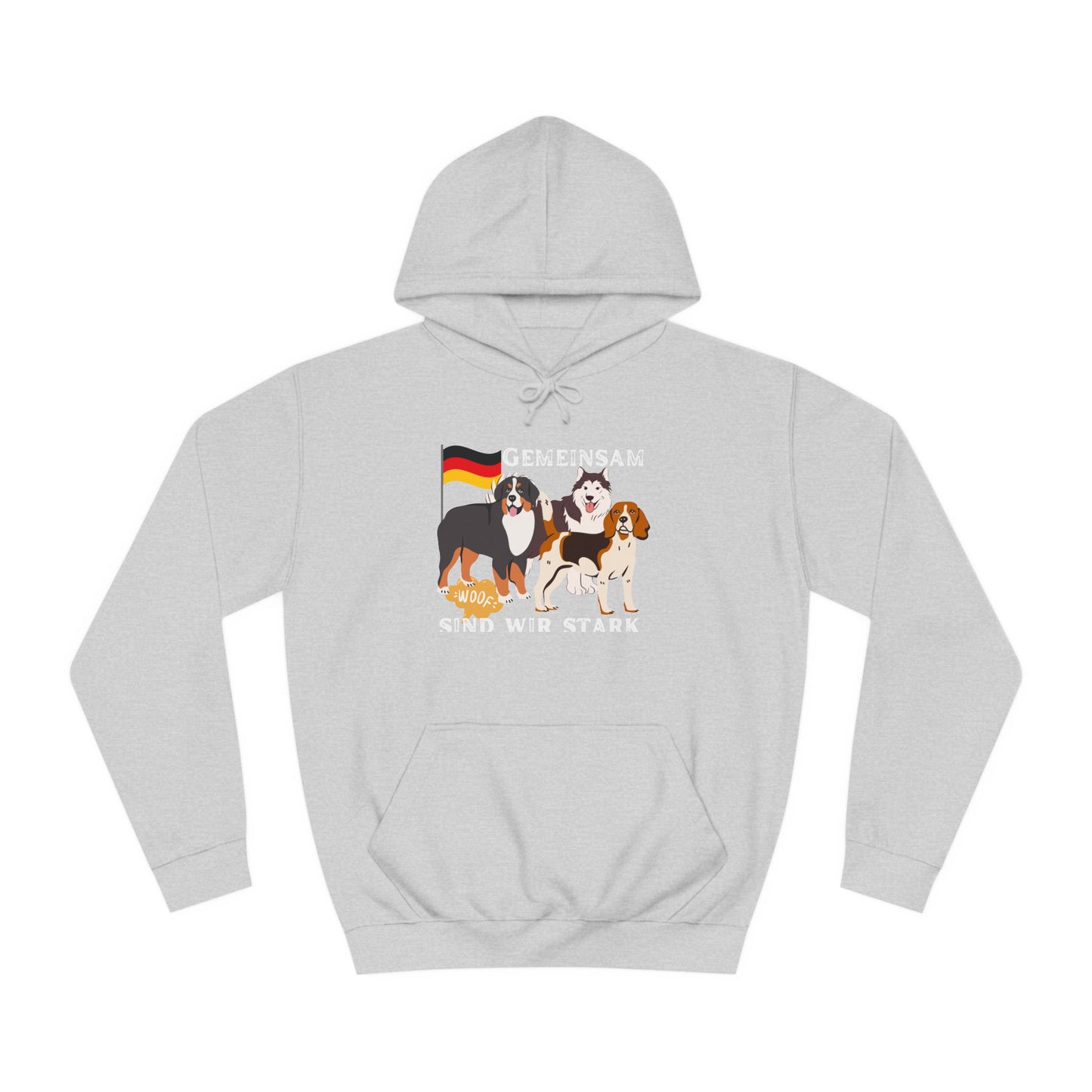 Deutsche Hunde als beste Fans aller Zeiten! - Gedruckt auf Hoodies von bester Qualität.