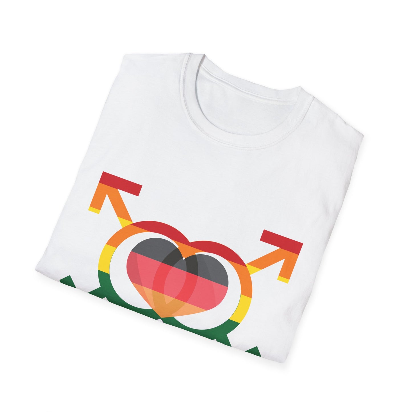 Regenbogenzauber, Einzigartige  Unisex T-Shirt Designs für alle! Farbenfrohe Eleganz, Mit lebendigen Rainbow-Motiven, All genders