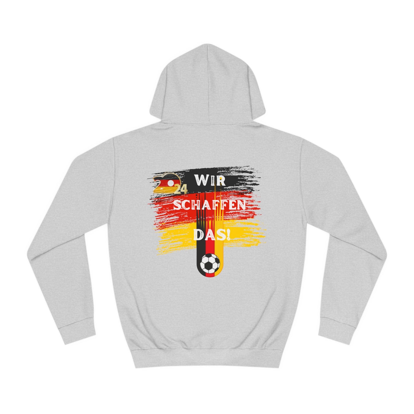 Wir schaffen das! nur für Deutschland EM 2024 - Beidseitig auf Top Qualität Unisex Hoodies bedruckt