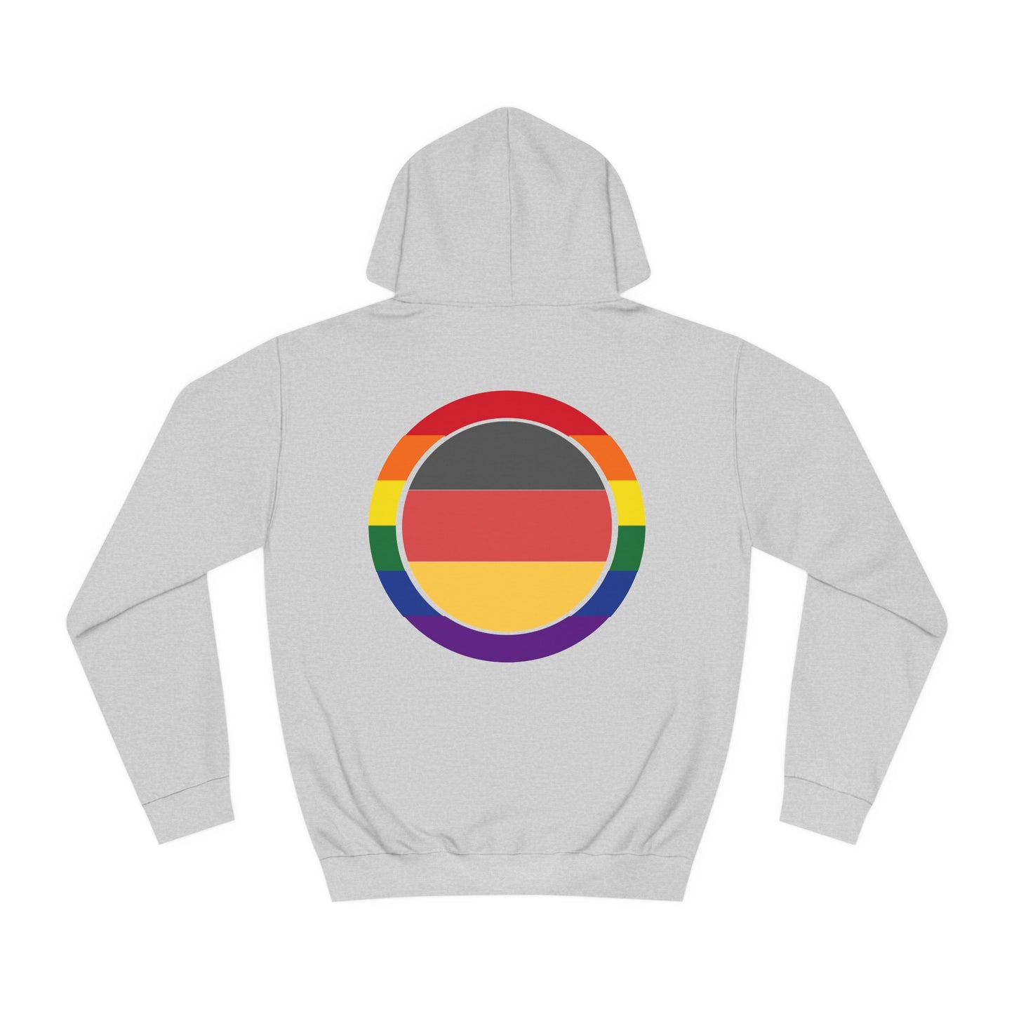 Hochwertige Hoodies - Regenbogen Deutschland - Beide Seiten gedruckt