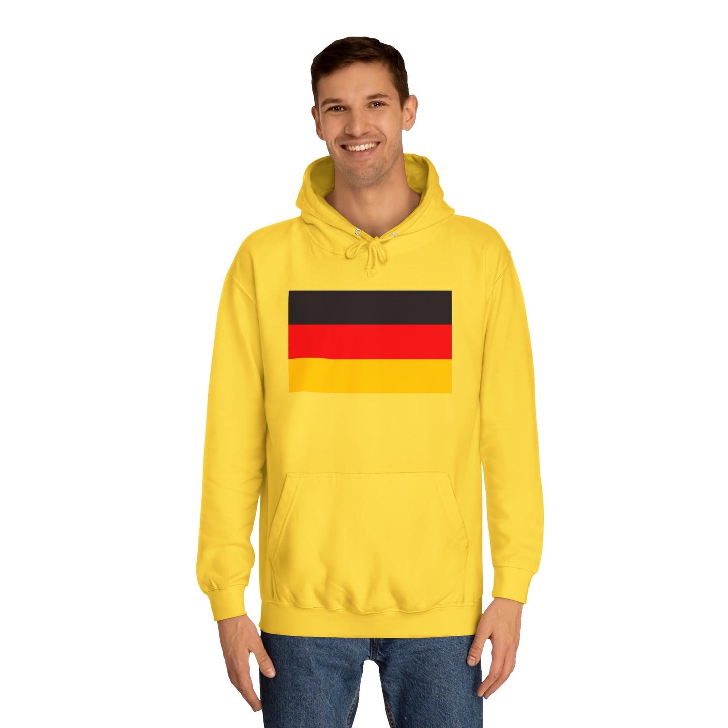 Hochwertige Unisex-Hoodies mit gedruckter deutscher Flagge