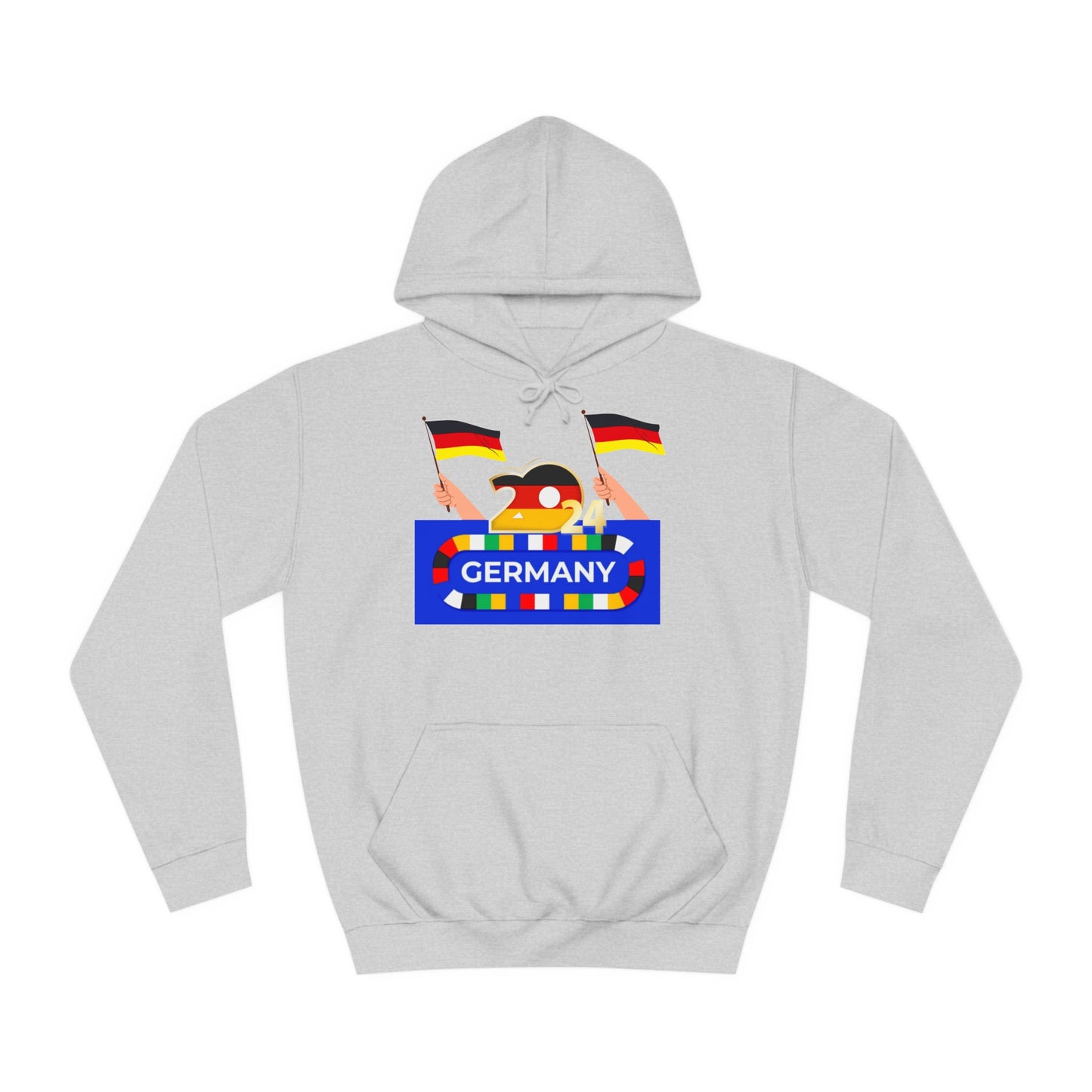 EM 2024 in Deutschland - Fußballs made in Deutschland -  Beidseitig auf top Qualität Hoodies bedruckt