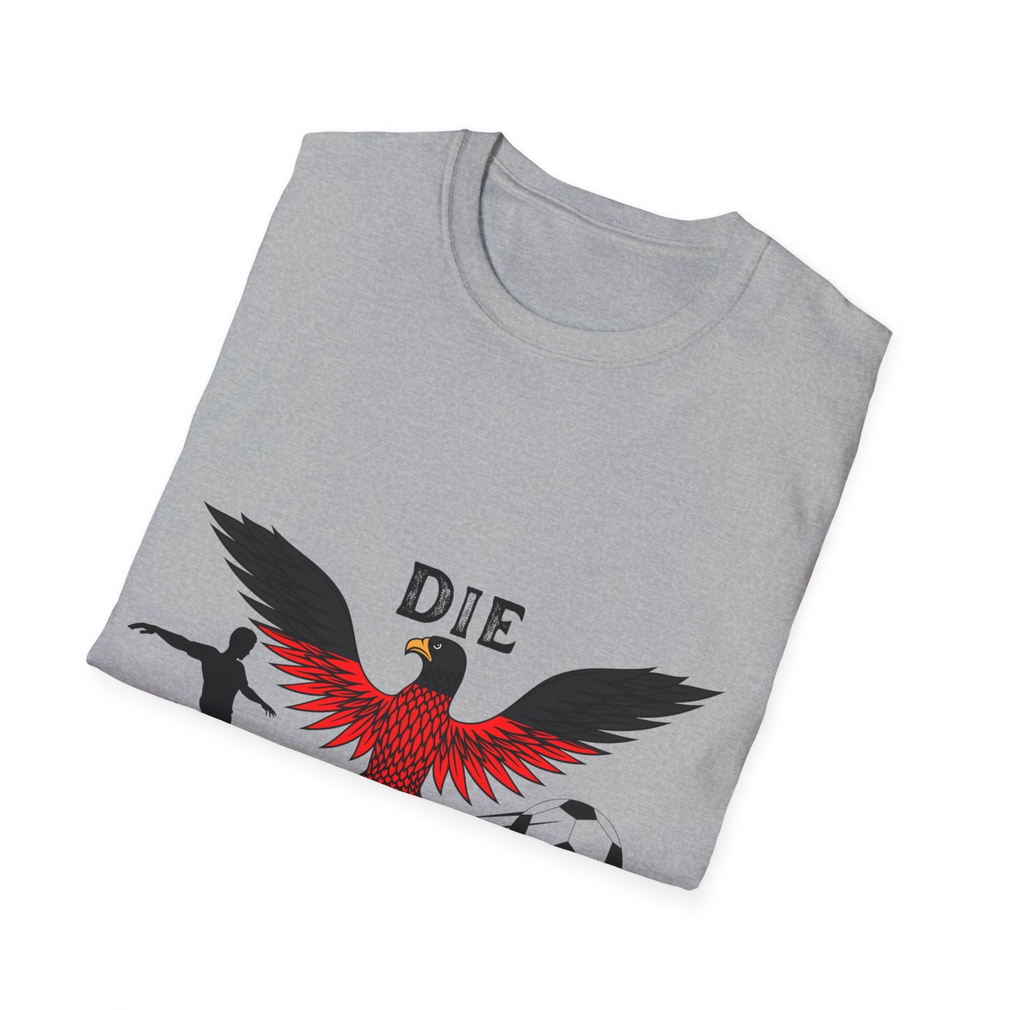 Die Mannschaft, Unisex T-Shirt mit Adler, Beste Qualität für alle Fußballfans