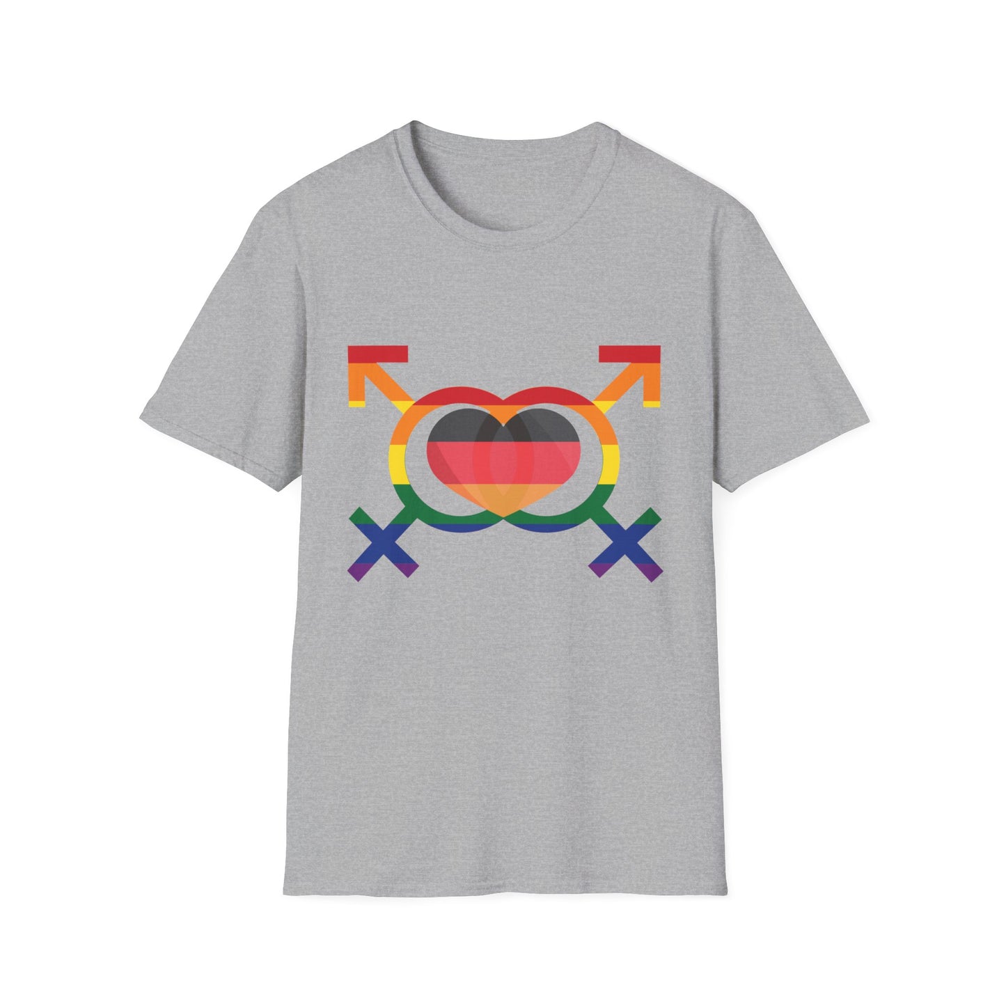 Regenbogenzauber, Einzigartige  Unisex T-Shirt Designs für alle! Farbenfrohe Eleganz, Mit lebendigen Rainbow-Motiven, All genders