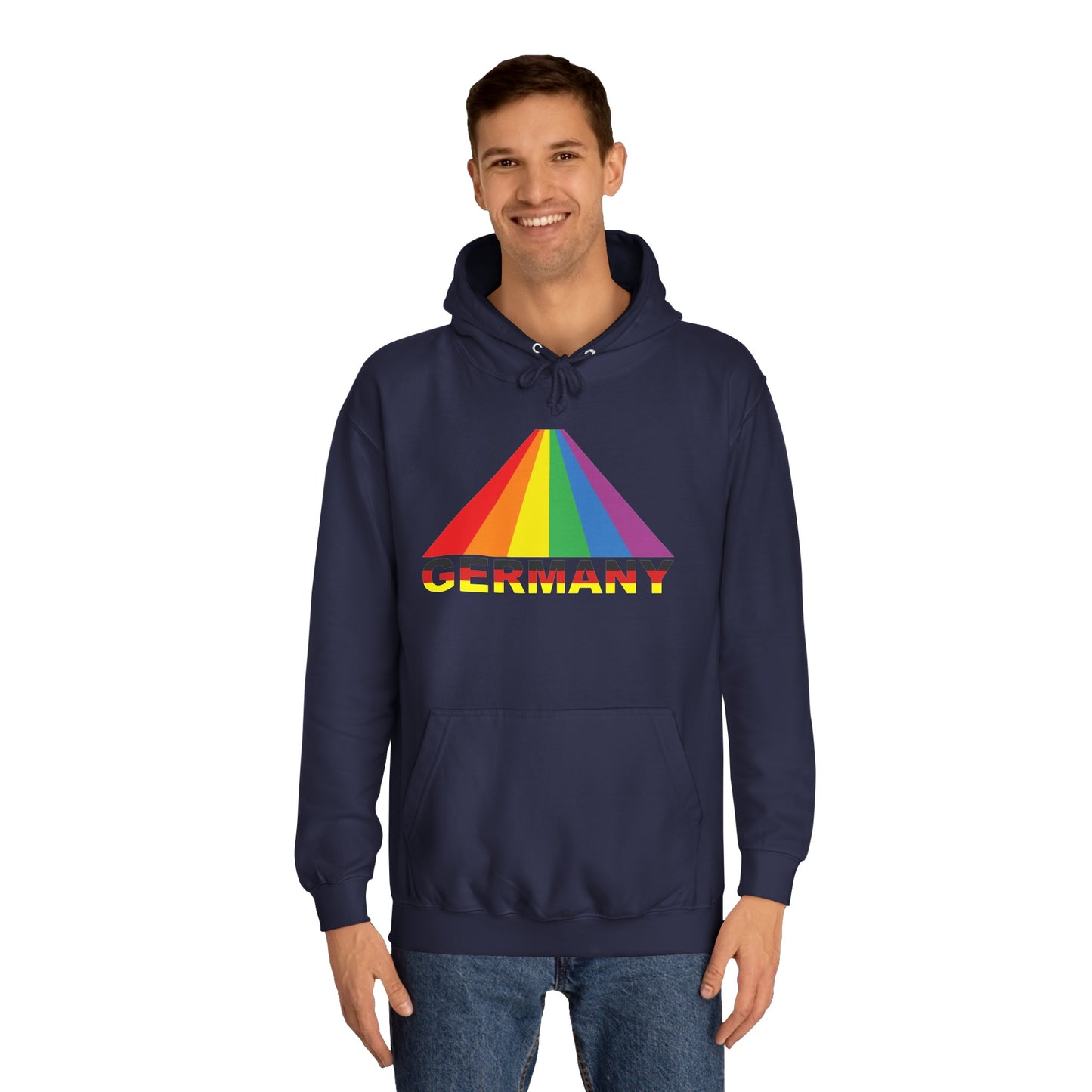 Hochwertige Hoodies - Regenbogen für Deutschland