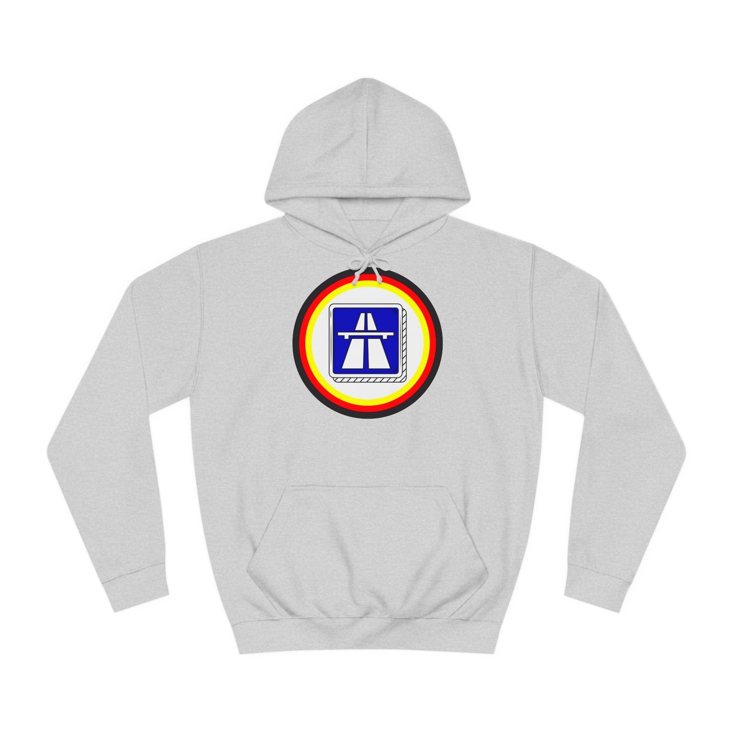 Hochwertige Unisex Hoodies für Autobahnfans - Beide Seiten gedruckt - German Highway - No speed limit