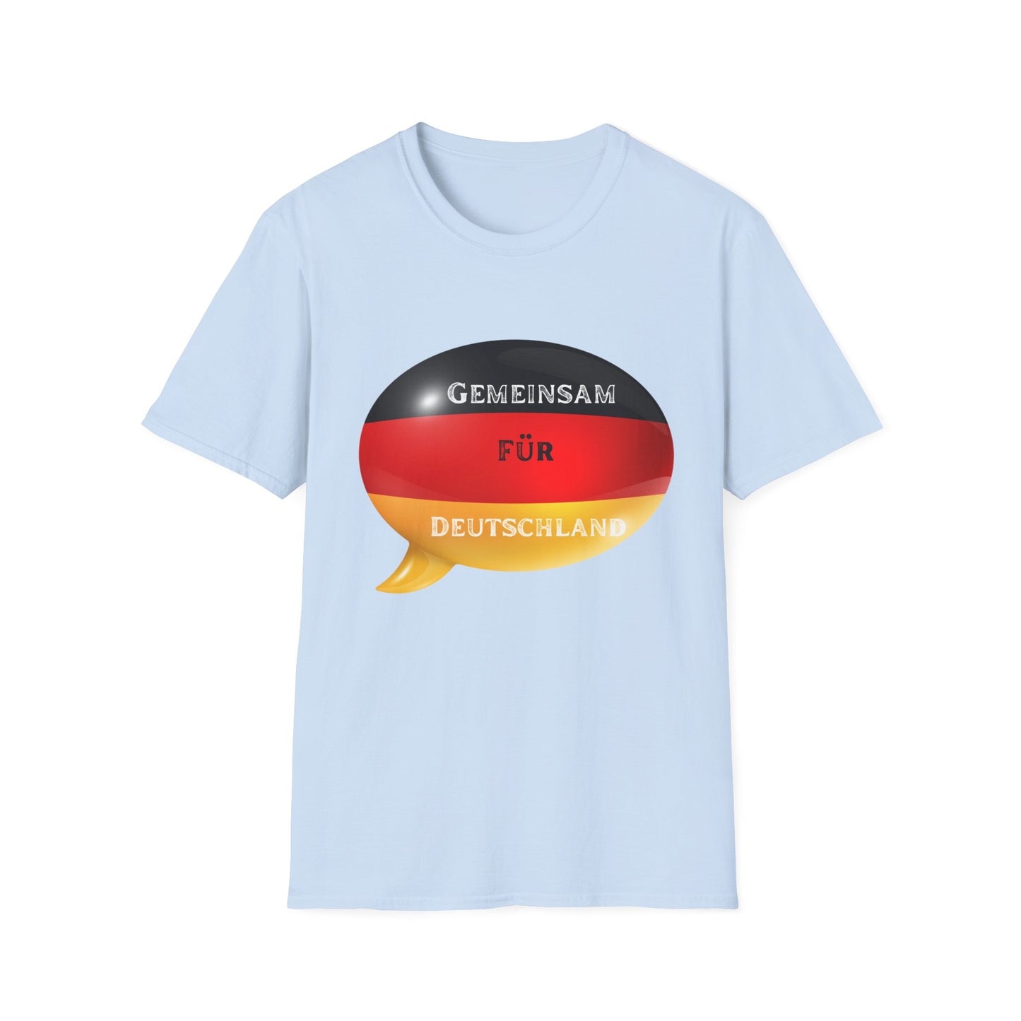 Fußballfan Unisex T-Shirts - Gemeinsam für Deutschland - Allez Team Germany!