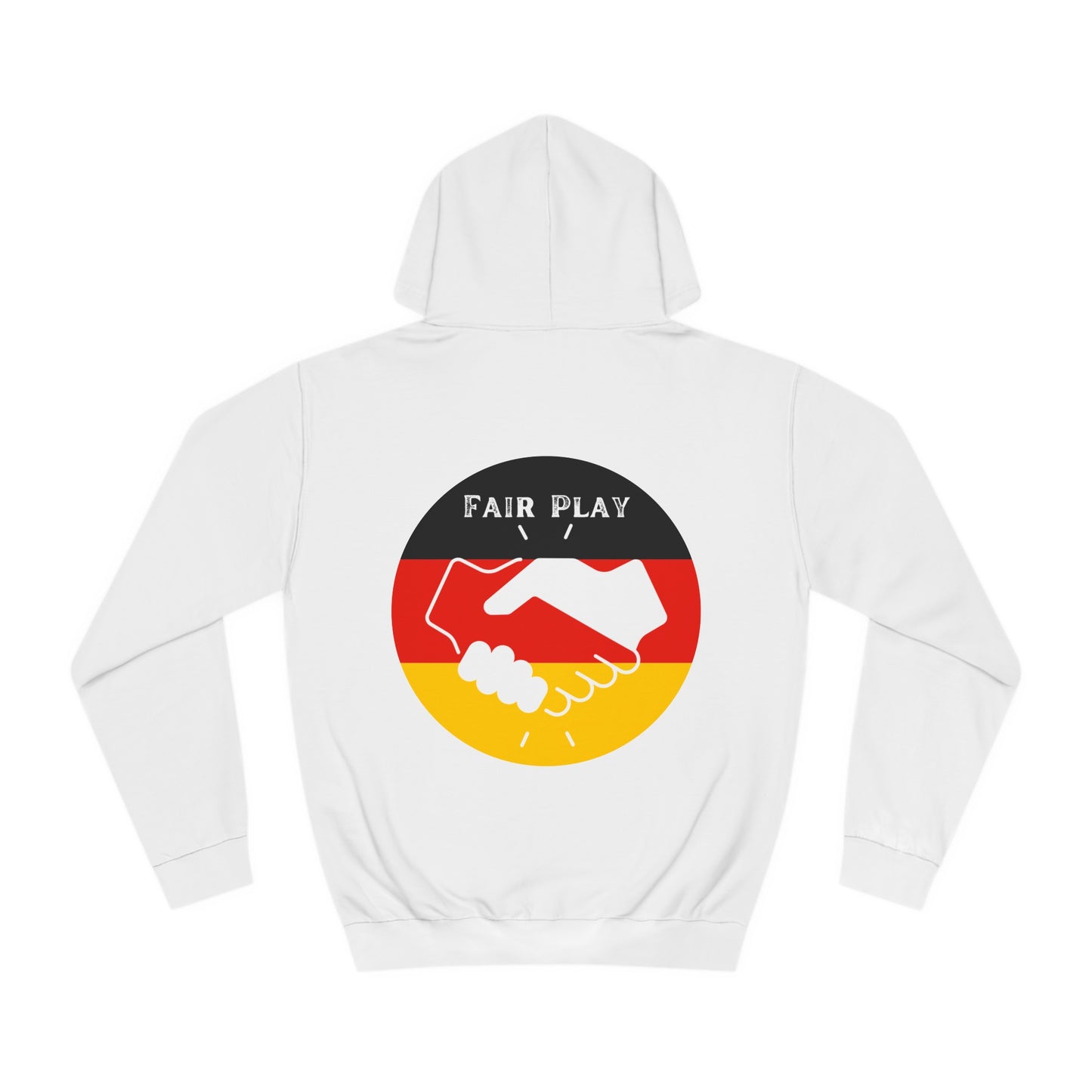 Hochwertige Hoodies - Fairplay für Deutschland - Beide Seiten gedruckt