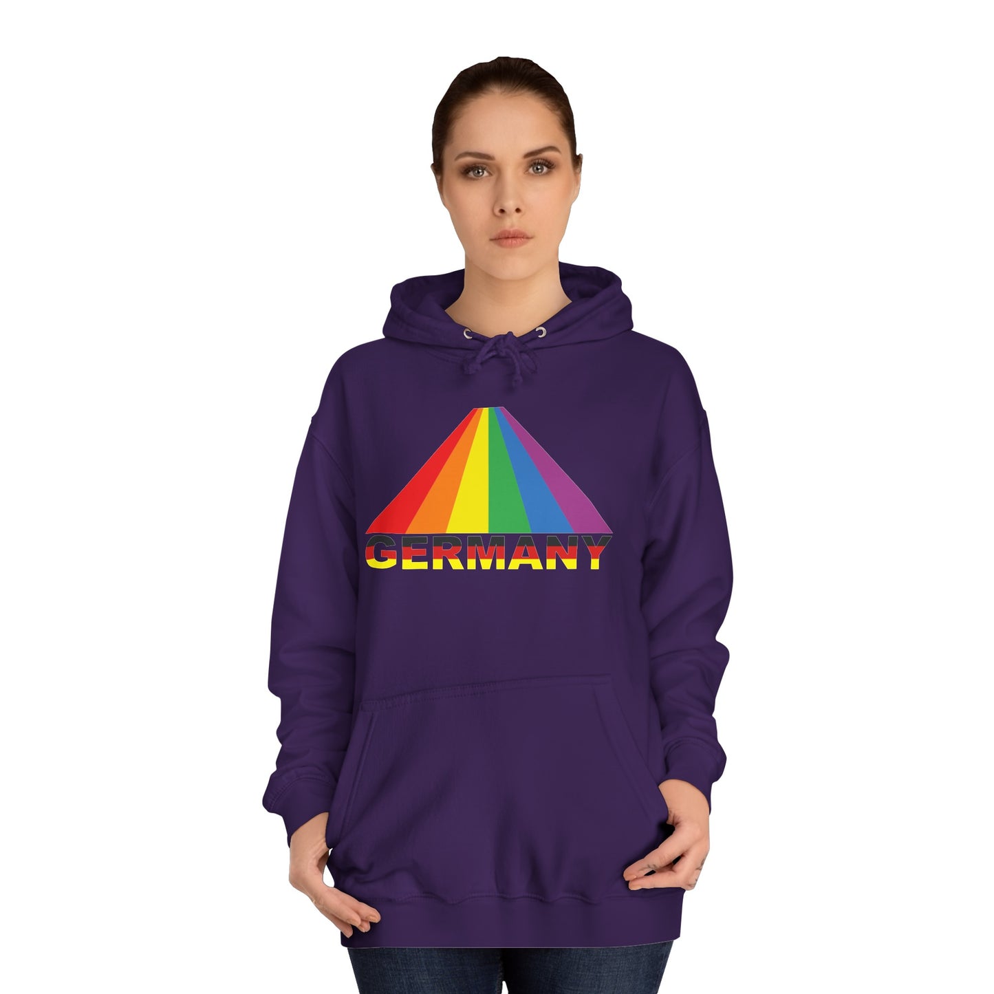 Hochwertige Hoodies - Regenbogen für Deutschland