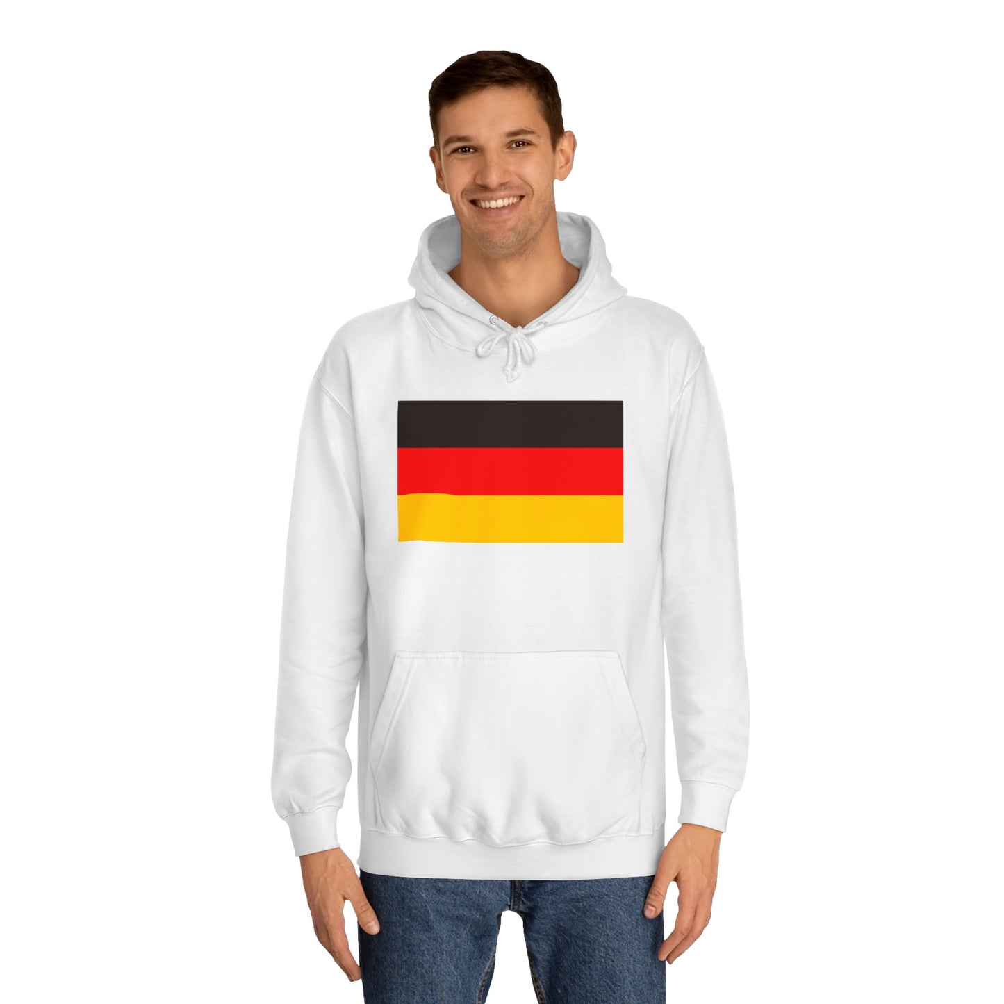 Hochwertige Unisex-Hoodies mit gedruckter deutscher Flagge