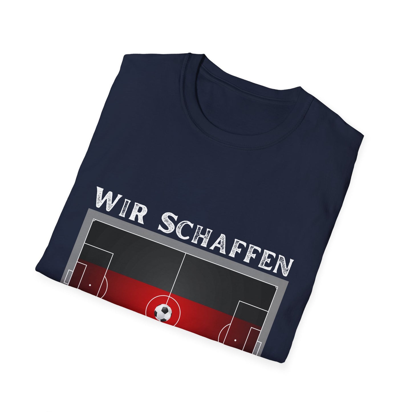 Fußballfan T-Shirts, Fanmotivtrikot, EM 2024 in Deutschland; Wir schaffen das!