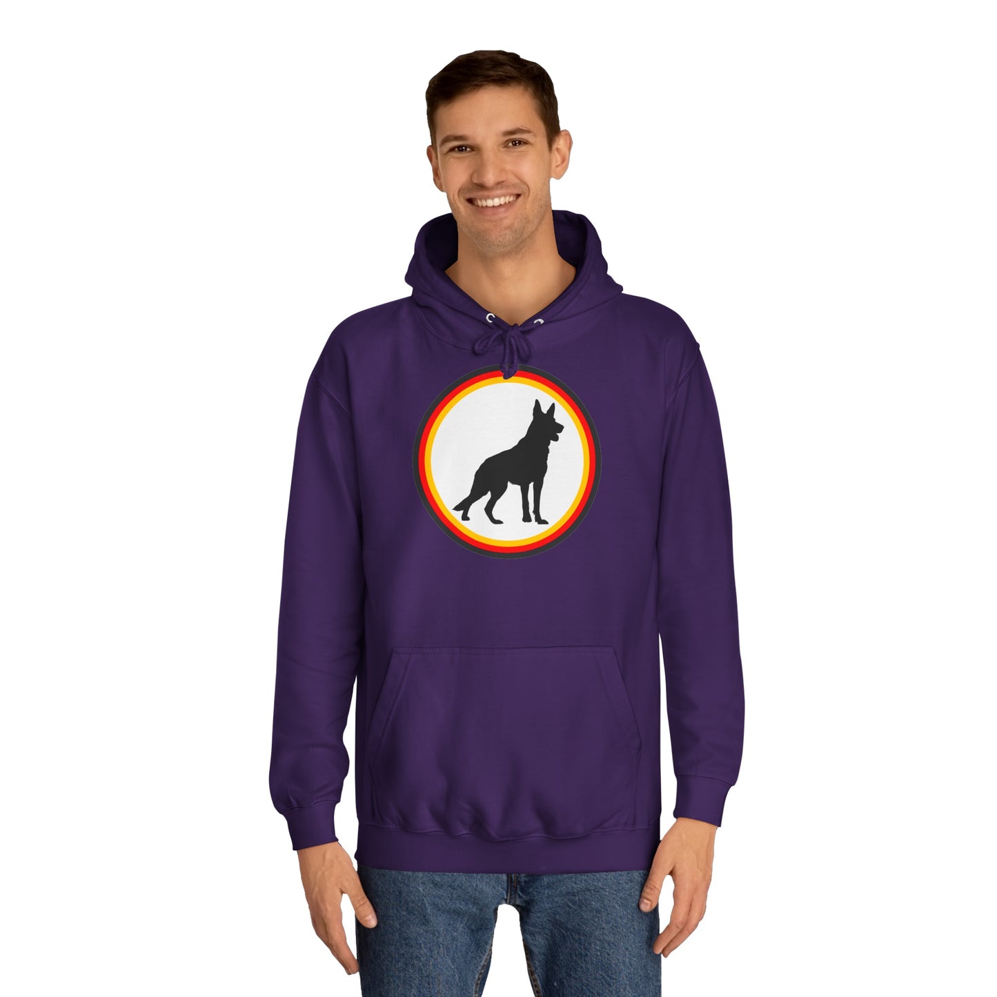 Deutscher Hund - Echter Wächter für Deutschland - Hoodie-Version.