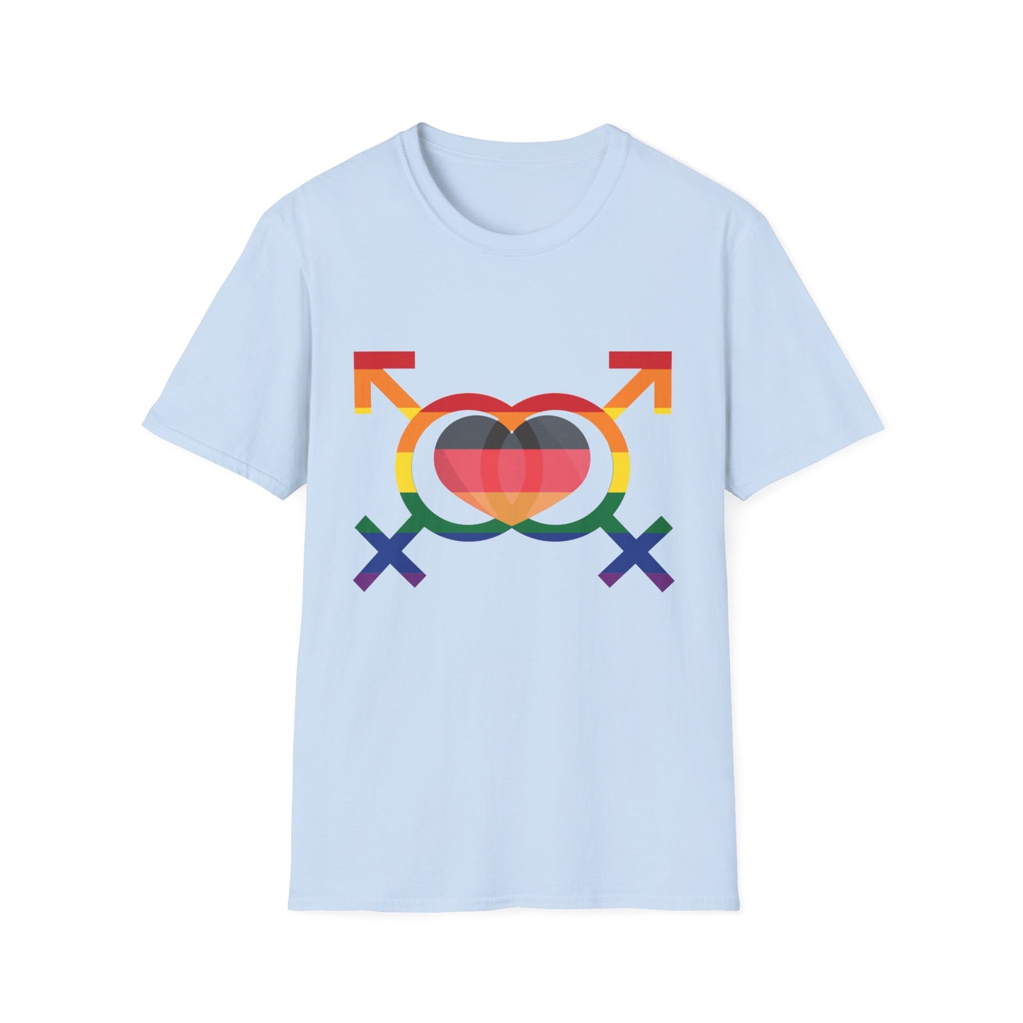 Regenbogenzauber, Einzigartige  Unisex T-Shirt Designs für alle! Farbenfrohe Eleganz, Mit lebendigen Rainbow-Motiven, All genders