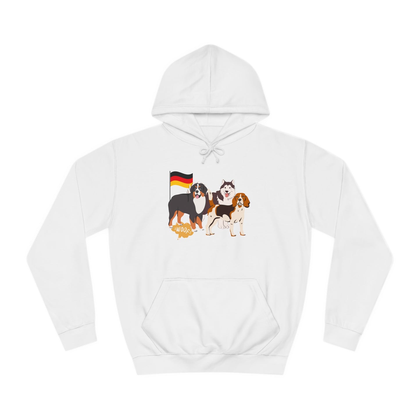 Deutsche Hunde als beste Fans aller Zeiten! - Gedruckt auf Hoodies von bester Qualität.