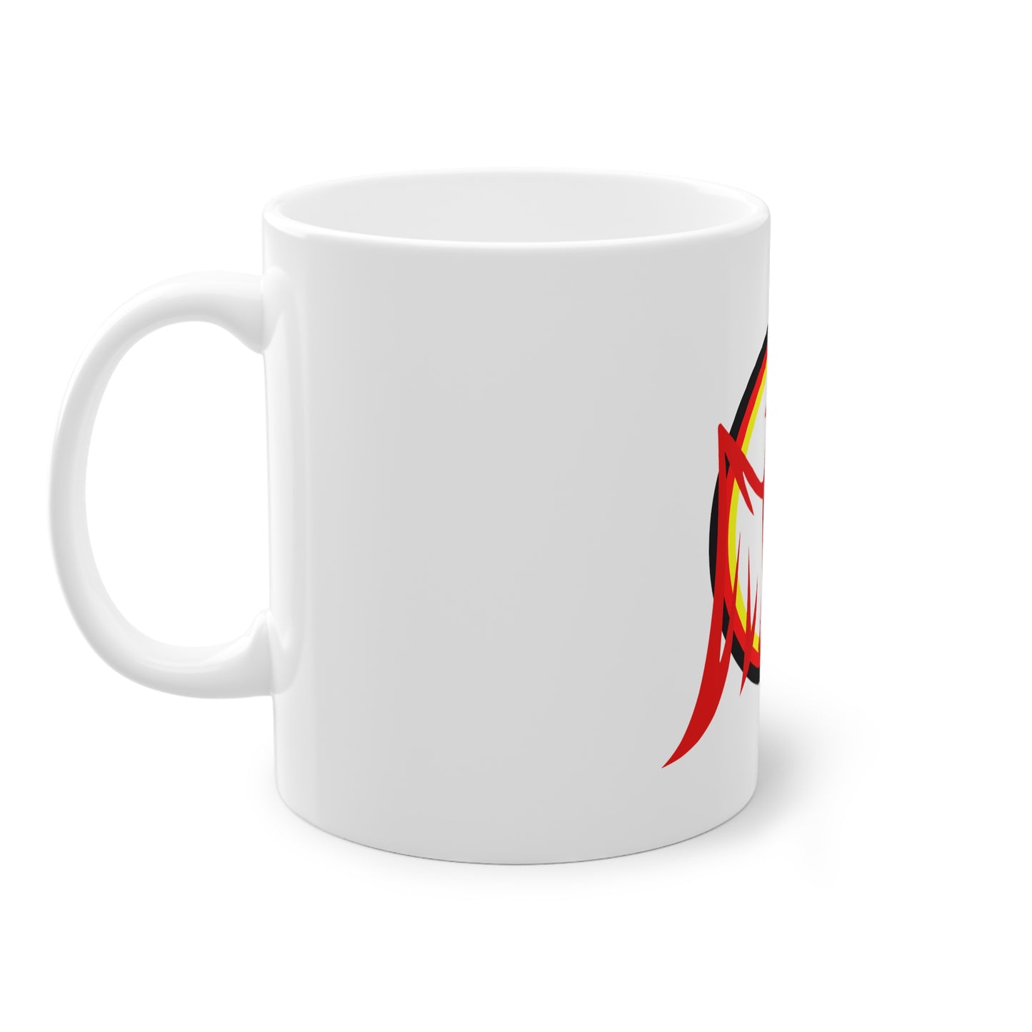 Deutscher Adler Kaffeetasse, Teetasse für jeden Tag, Farbe: weiß, Standardtasse, groß 11 Unzen, bedruckt