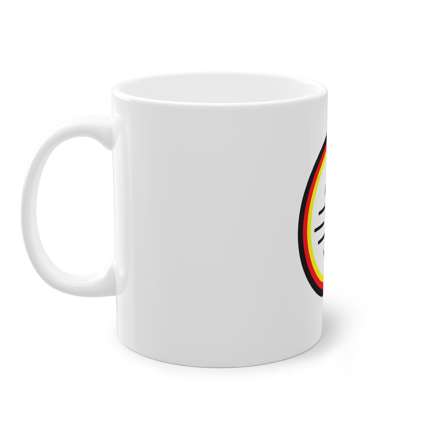 It's German O'click - auf Kaffeetasse, Teetasse für jeden Tag, Farbe: weiß, Standardtasse, groß 11 Unzen, bedruckt