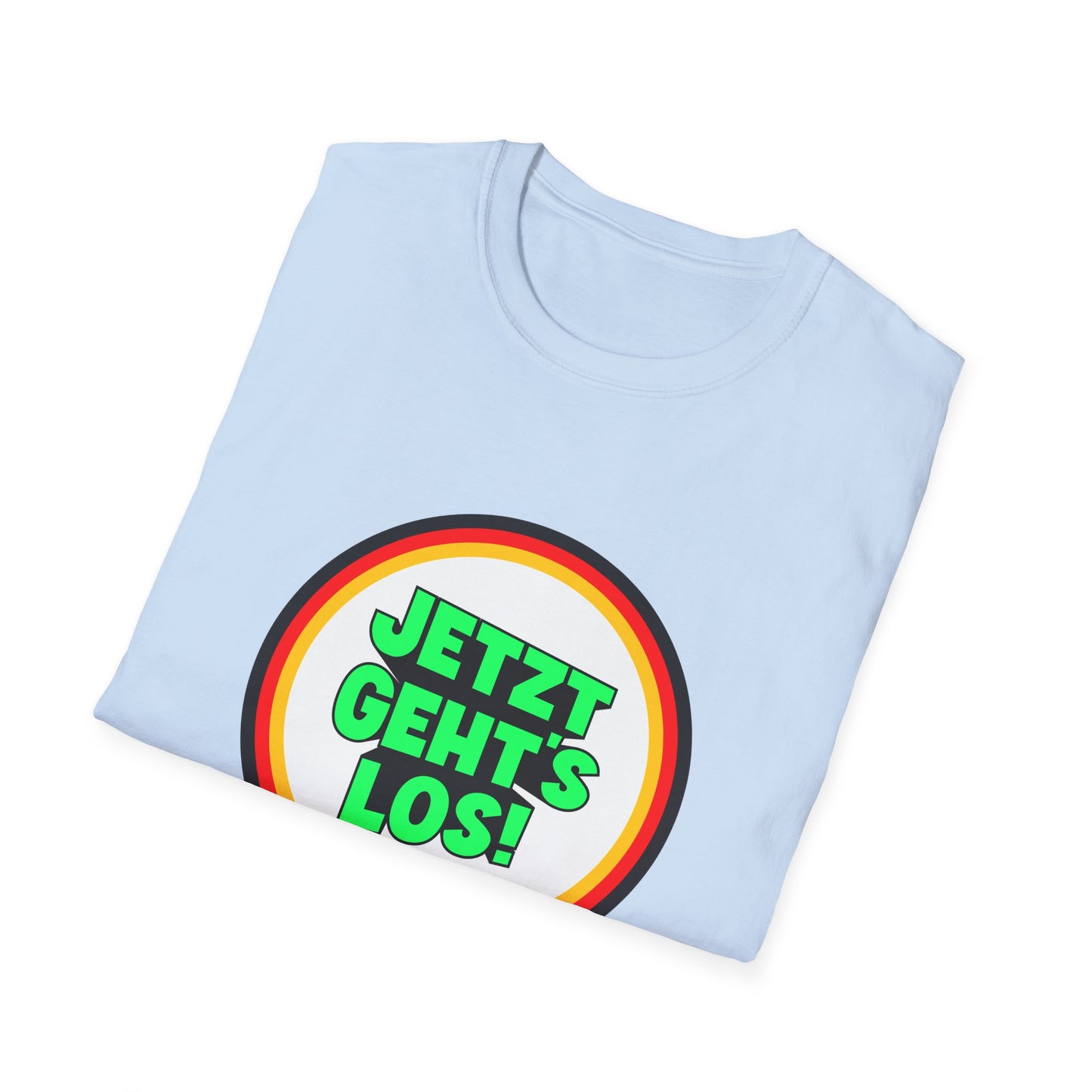 Jetzt geht's los! für die deutsche Nationalmannschaft auf Unisex T-Shirts