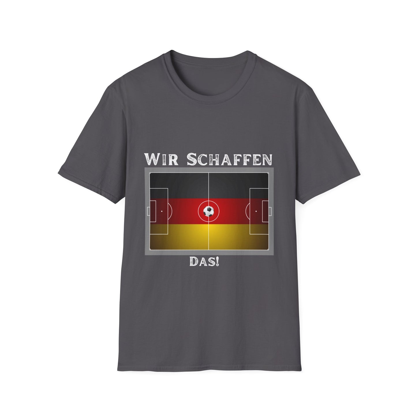 Fußballfan T-Shirts, Fanmotivtrikot, EM 2024 in Deutschland; Wir schaffen das!