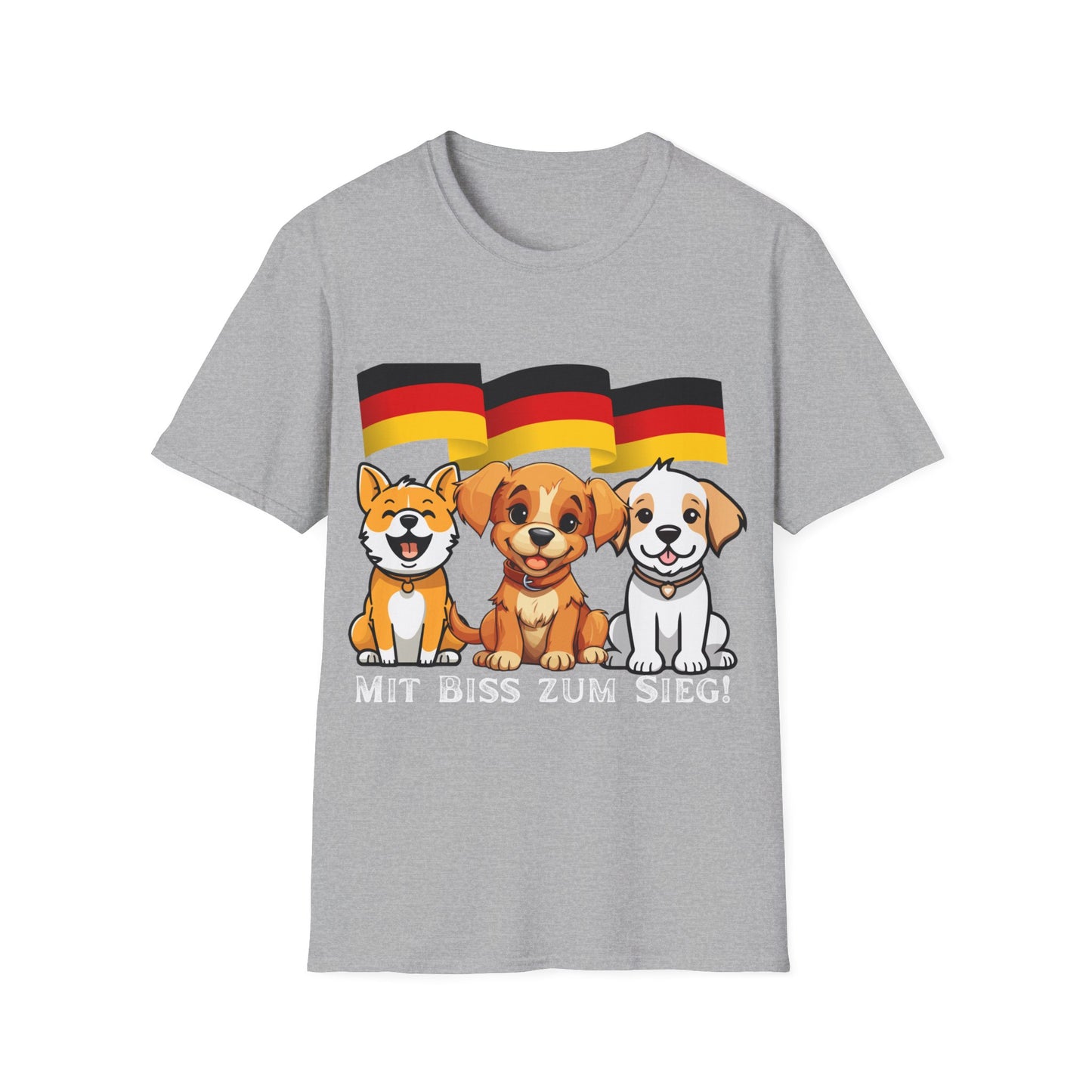 Deutsche Hunde für die Nationalmannschaft, Fußballfan Unisex T-Shirts