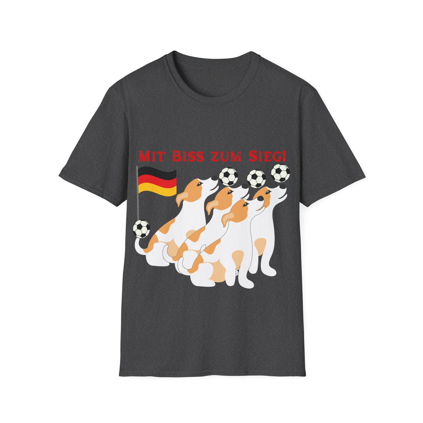 Deutsche Hunde für die Nationalmannschaft mit vielen Toren, Unisex T-Shirt