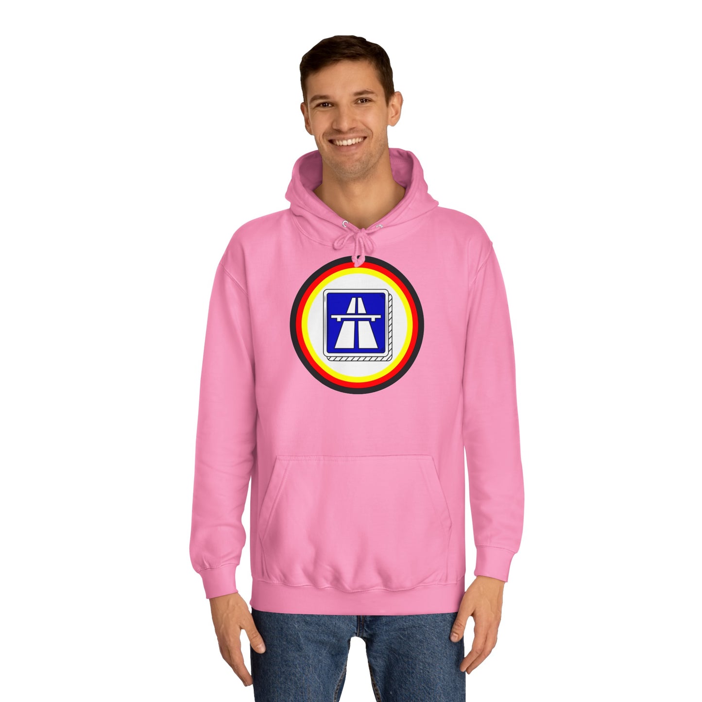 Hochwertige Unisex Hoodies für Autobahnfans - Beide Seiten gedruckt - German Highway - No speed limit