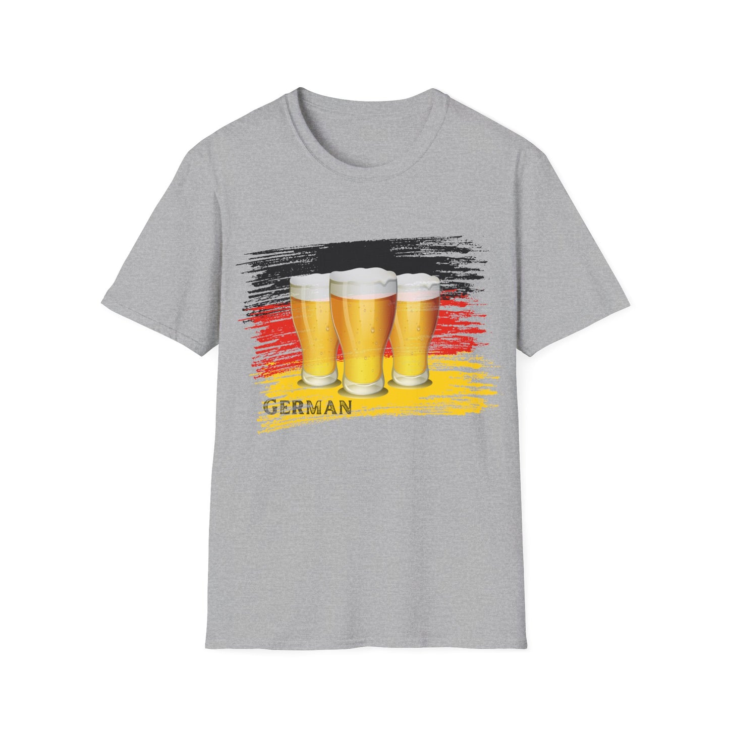 Prost und Cheers aus Deutschland, auf trendigen T-Shirts, German Beer, Made in Germany Fashion, Best Quality T-Shirts, Trink mit Respekt