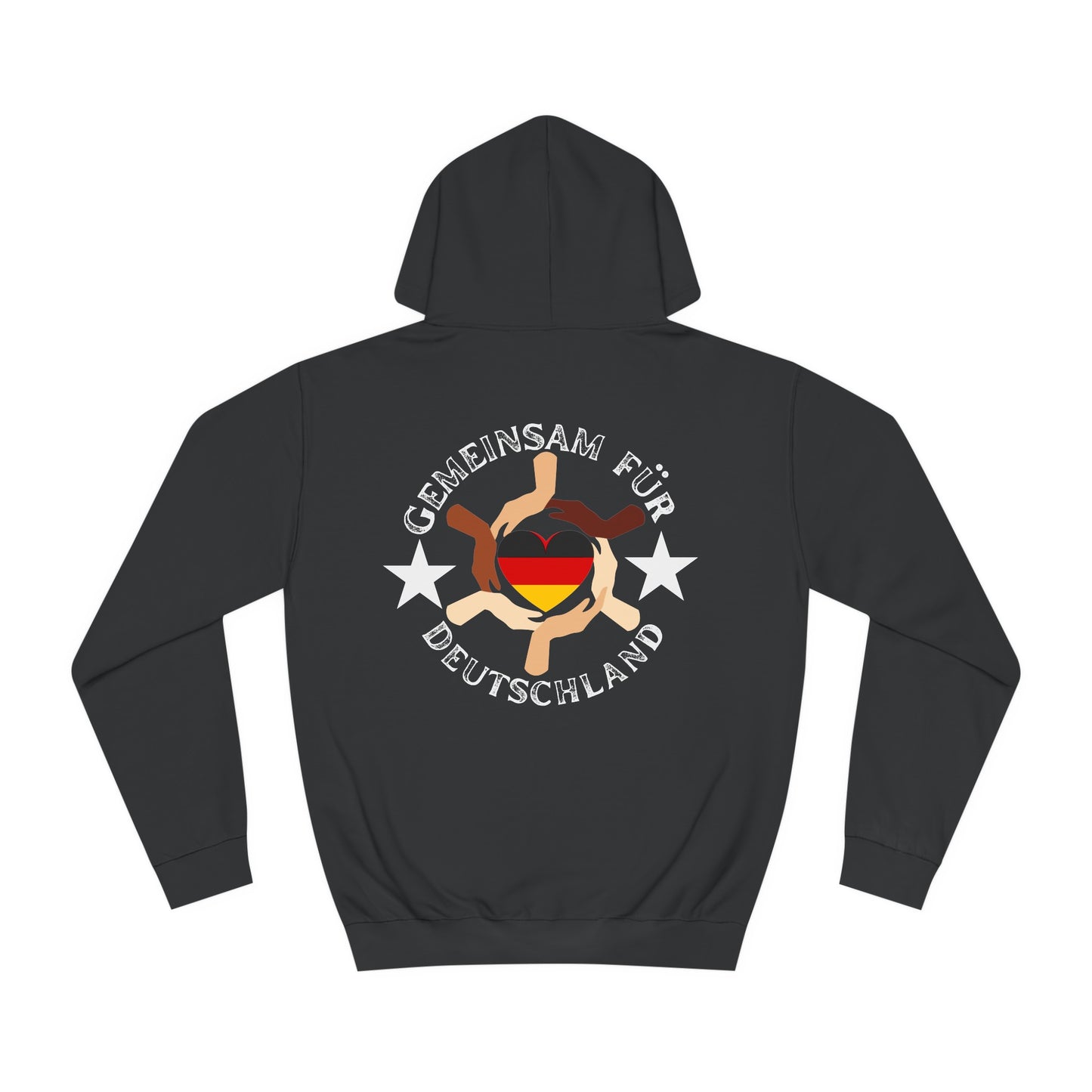 Gemeinsam für Deutschland - Ein Land der Siege - Hochwertige Unisex-Kapuzenpullover - Beidseitig bedruckt