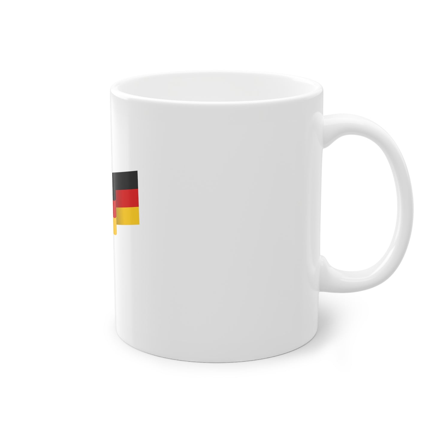 Einfach Deutschland - auf Kaffeetassen bedruckt - Farbe: weiß, Standardtasse, groß 11 Unzen