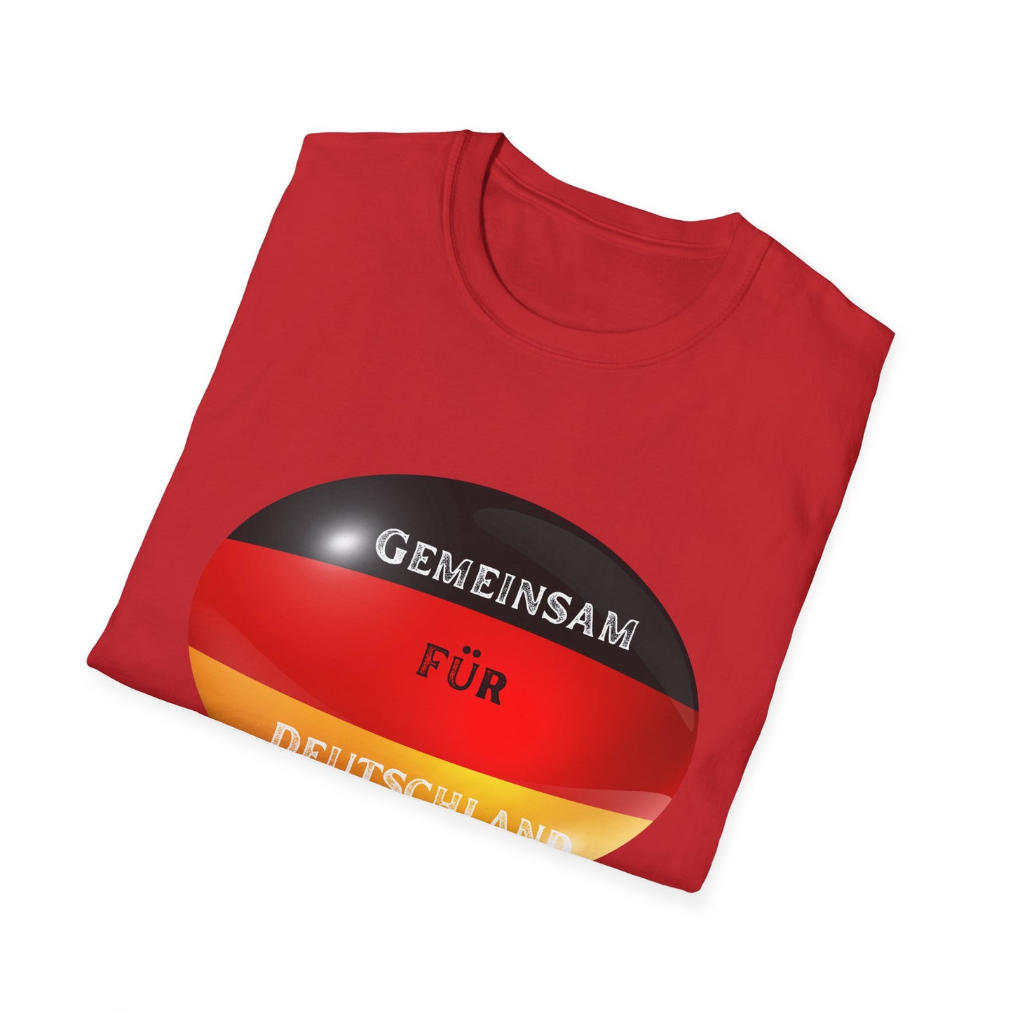 Fußballfan Unisex T-Shirts - Gemeinsam für Deutschland - Allez Team Germany!