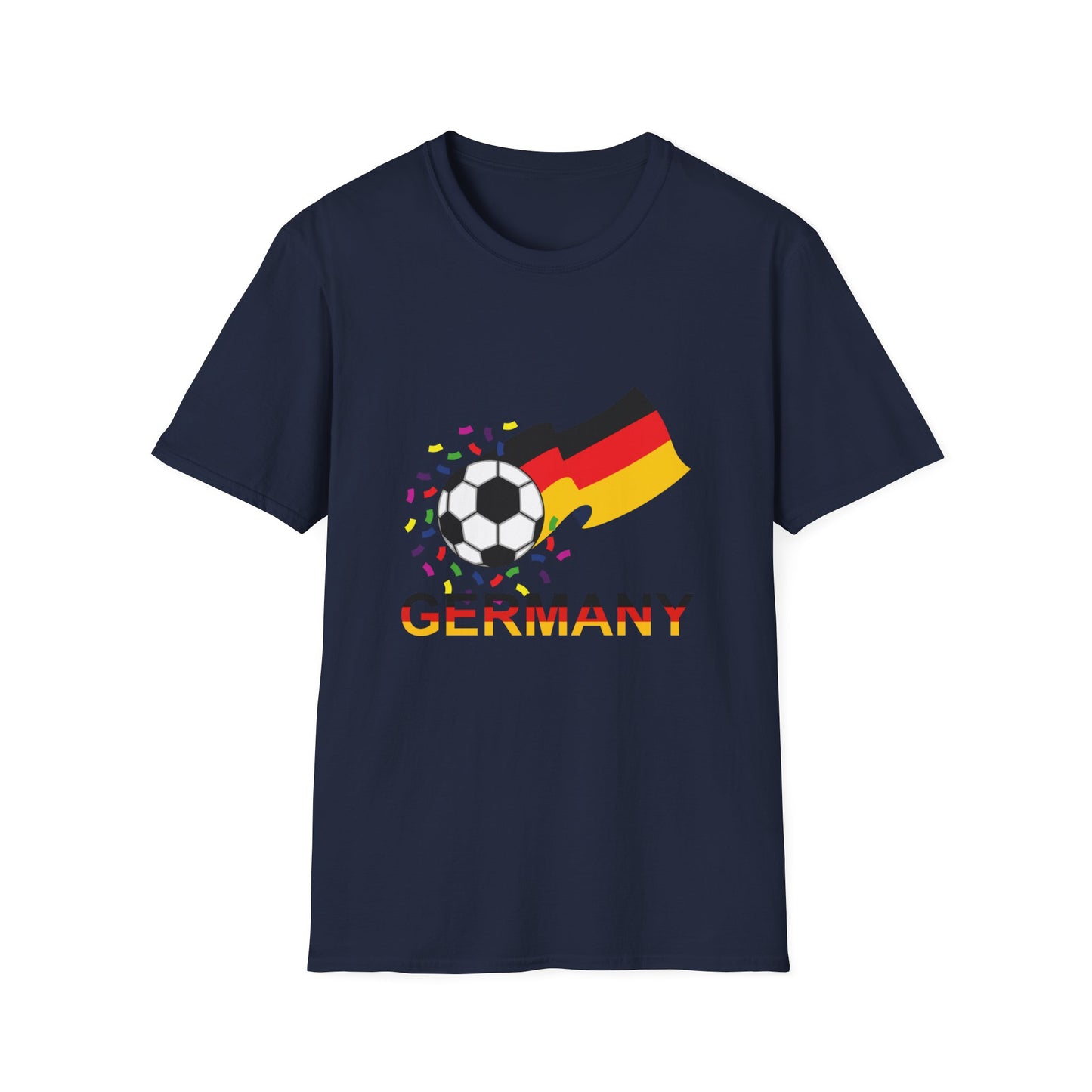 Deutsche Nationalmannschaft Fußballfan T-Shirts, Verschiede Designs, Unisex T-Shirt, Fanmotivtrikot, EM UEFA 2024 Siege, German Soccer Team