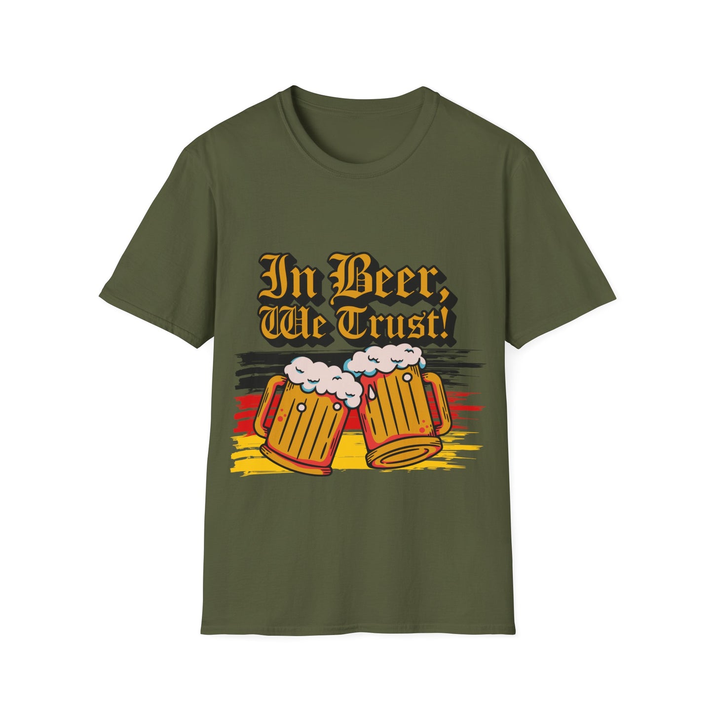 Prost und Cheers aus Deutschland - Auf trendigen Unisex T-Shirts, German Beer quality