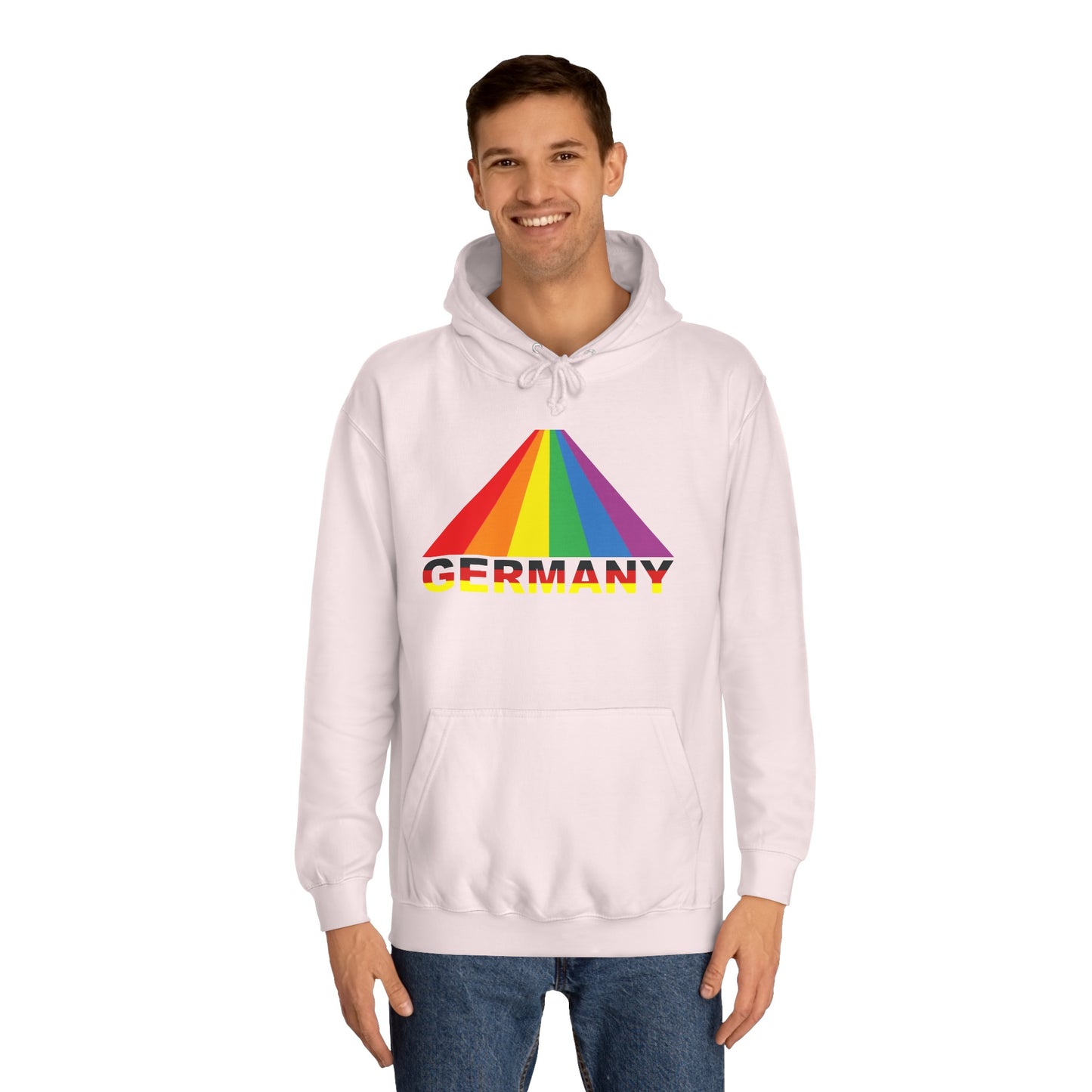 Hochwertige Hoodies - Regenbogen für Deutschland