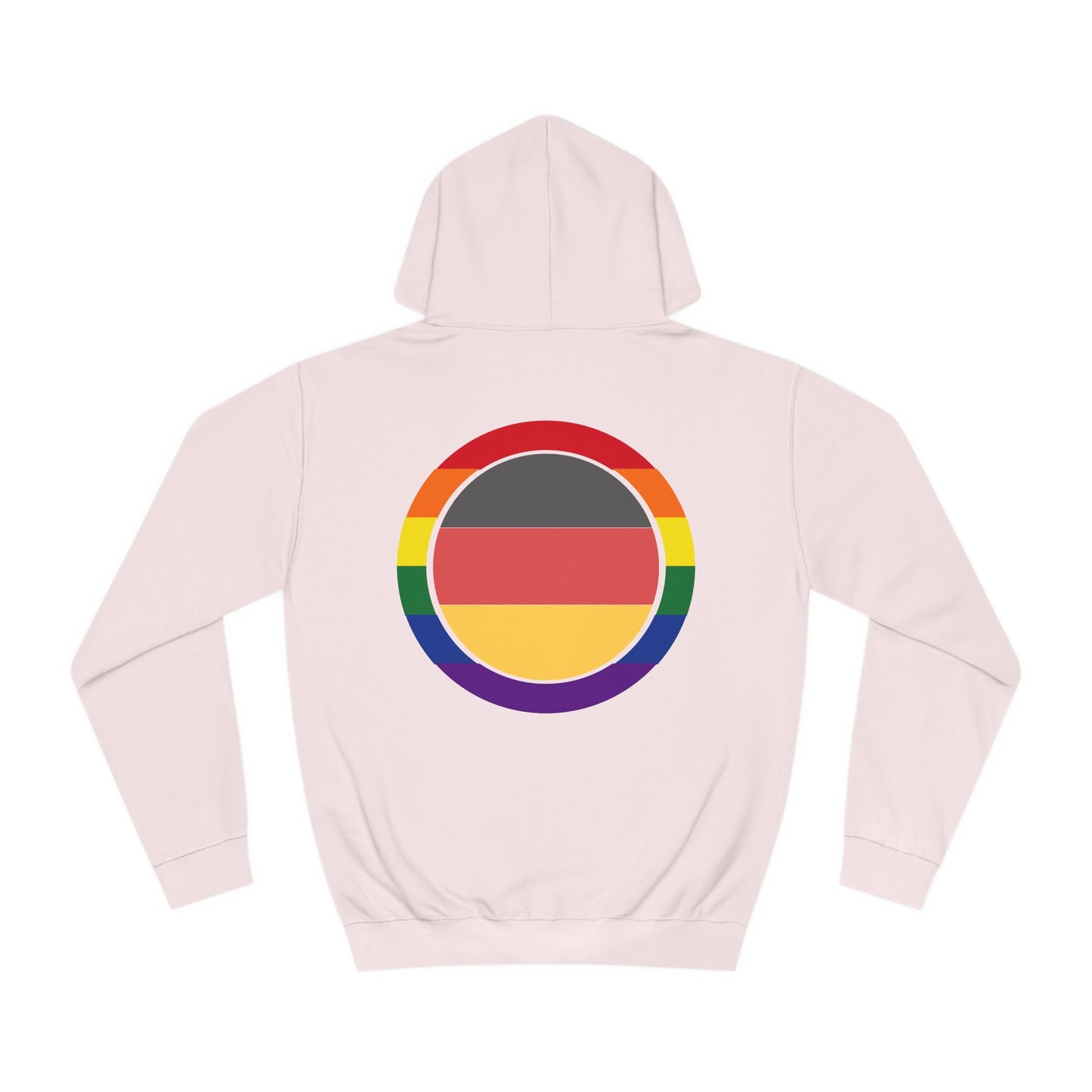 Hochwertige Hoodies - Regenbogen Deutschland - Beide Seiten gedruckt