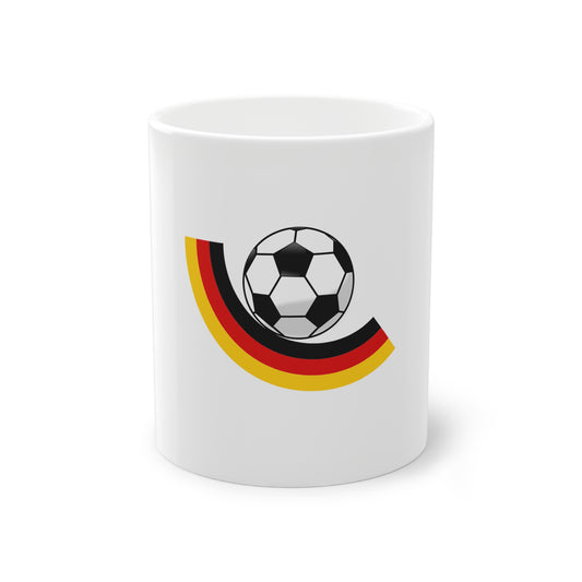 Soccer Deutschland - auf Kaffeetassen bedruckt - Farbe: weiß, Standardtasse, groß 11 Unzen