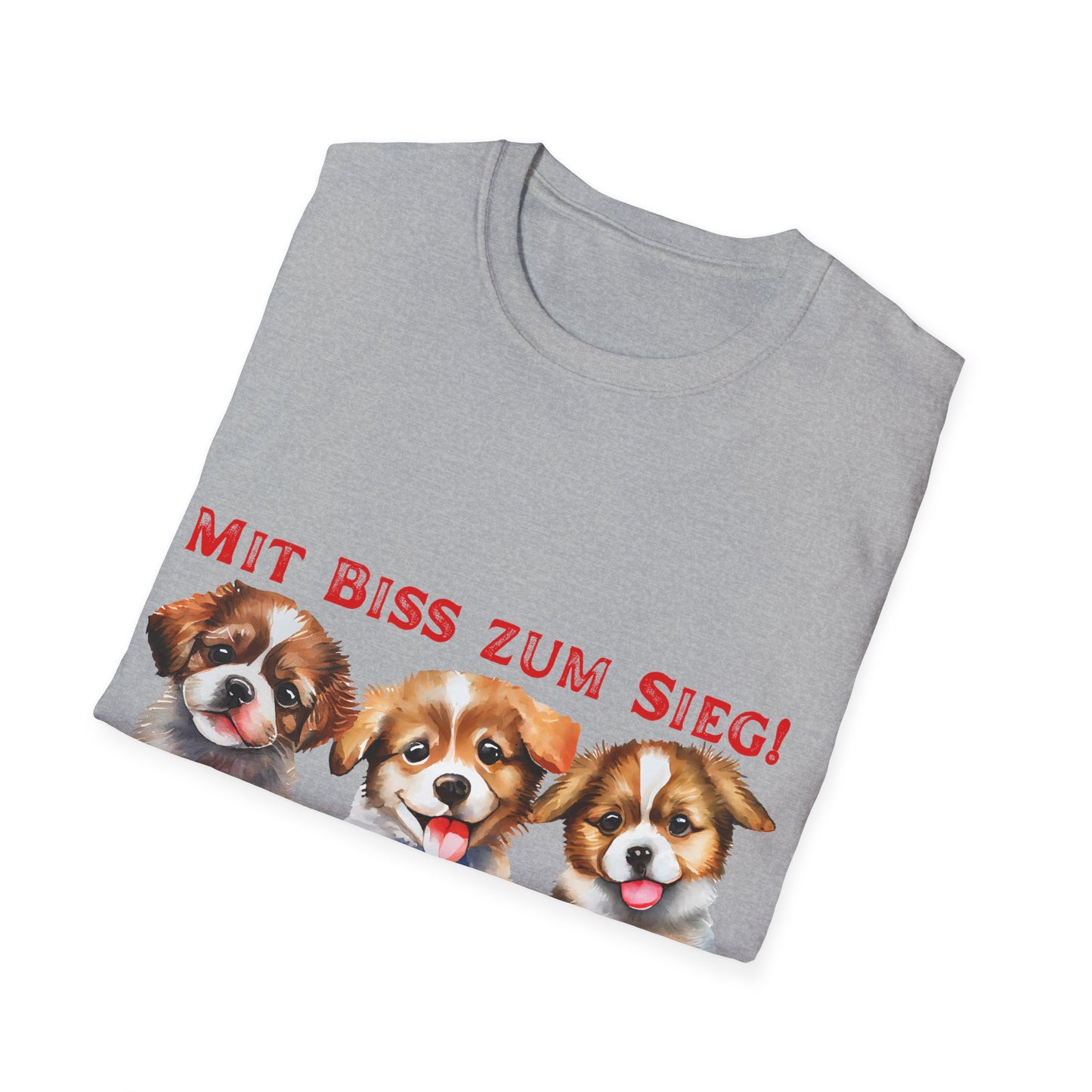 Deutsche Hunde für die Nationalmannschaft, Fußballfan Unisex T-Shirts tragen mit bis zum Sieg