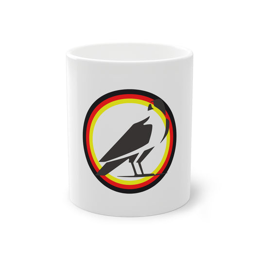 Black Bird Kaffeetasse, Teetasse für jeden Tag, Farbe: weiß, Standardtasse, groß 11 Unzen, bedruckt