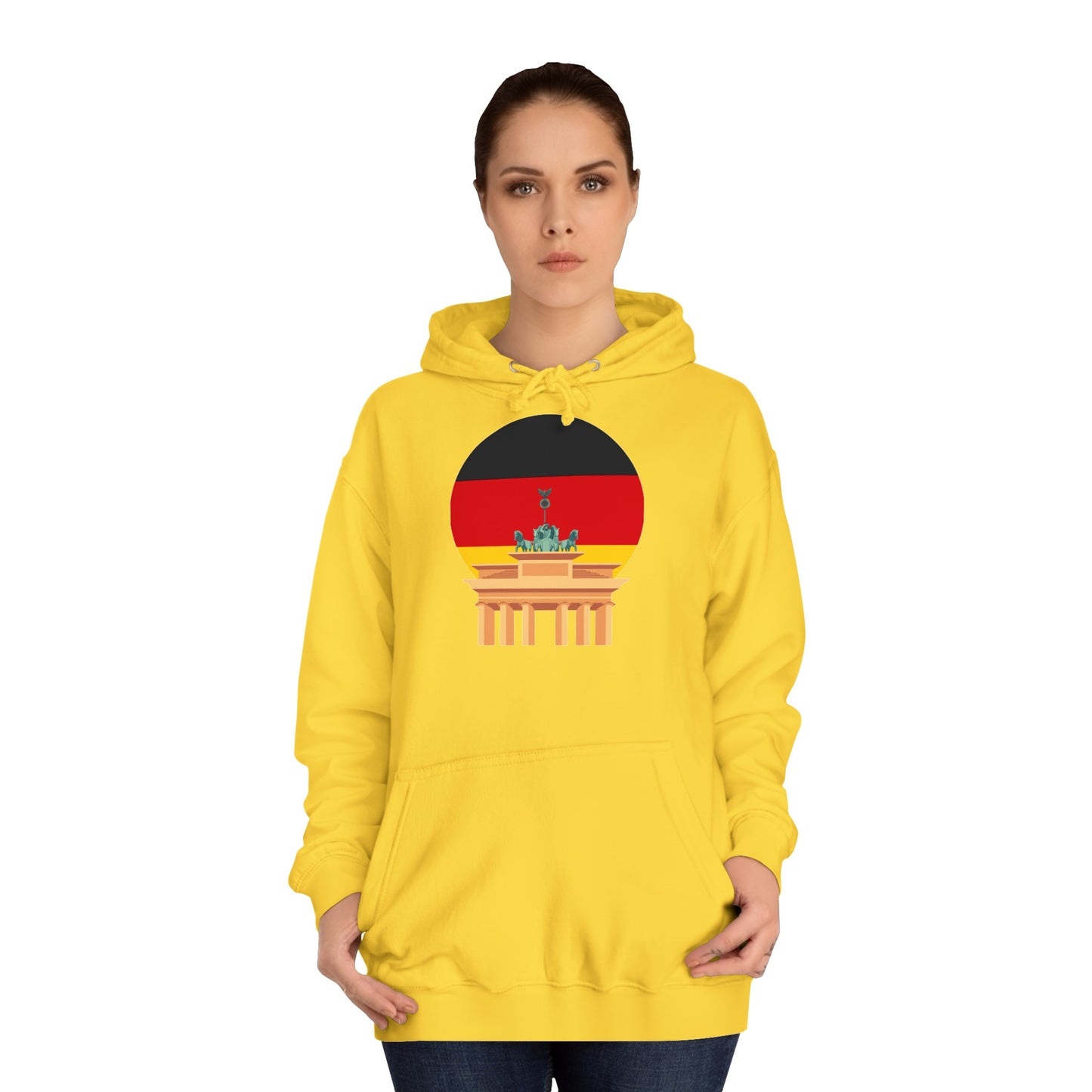 Brandenburger Tor Wahrzeichen auf Unisex Hoodies tragen - Top Qualität