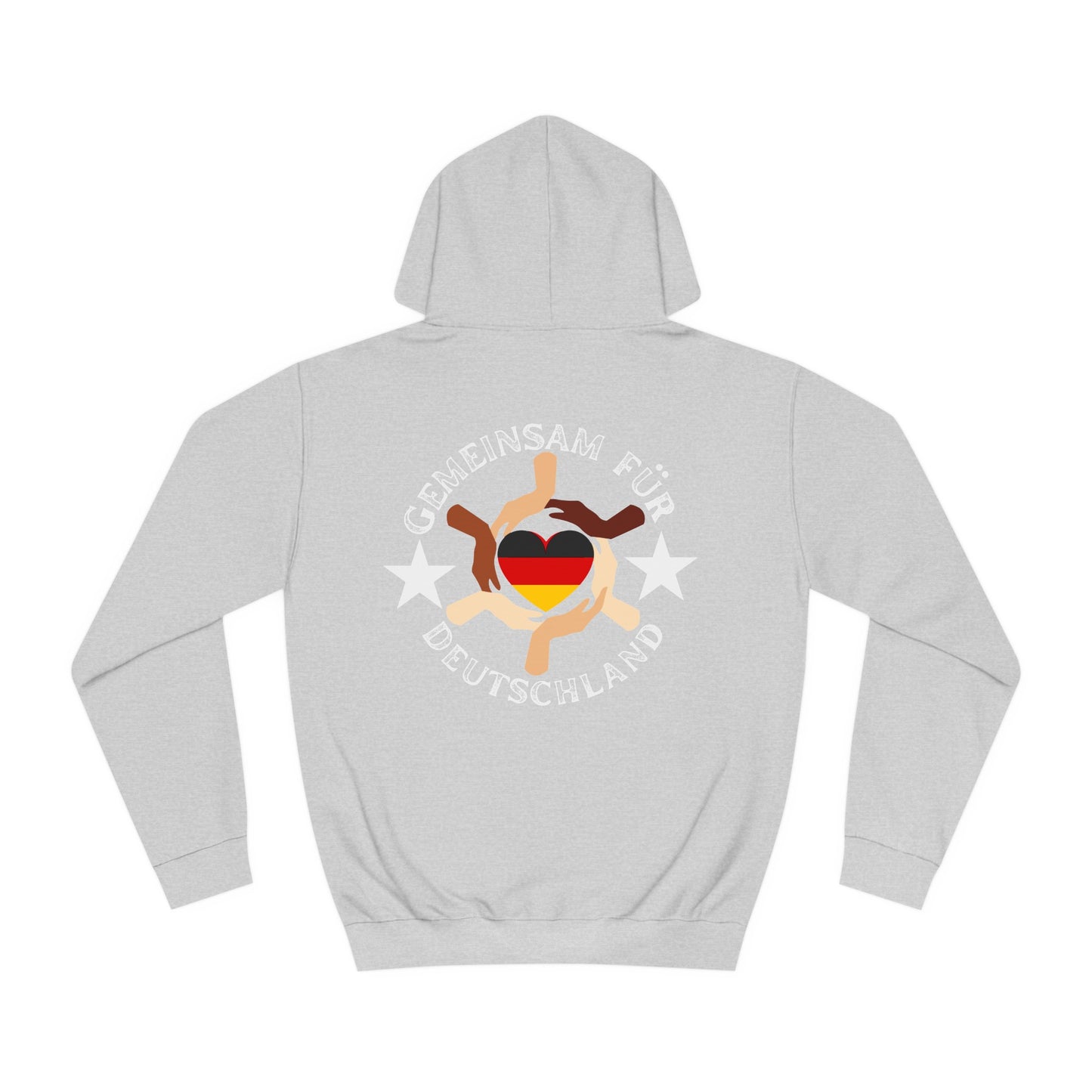 Gemeinsam für Deutschland - Ein Land der Siege - Hochwertige Unisex-Kapuzenpullover - Beidseitig bedruckt