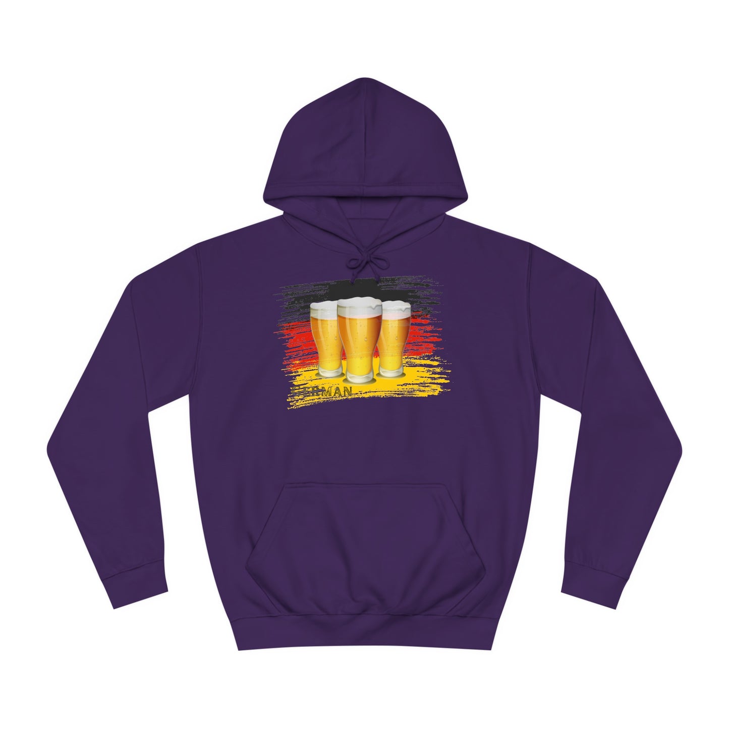 Bier Fans für Deutschland -  auf Unisex Hoodies beidseitig bedruckt