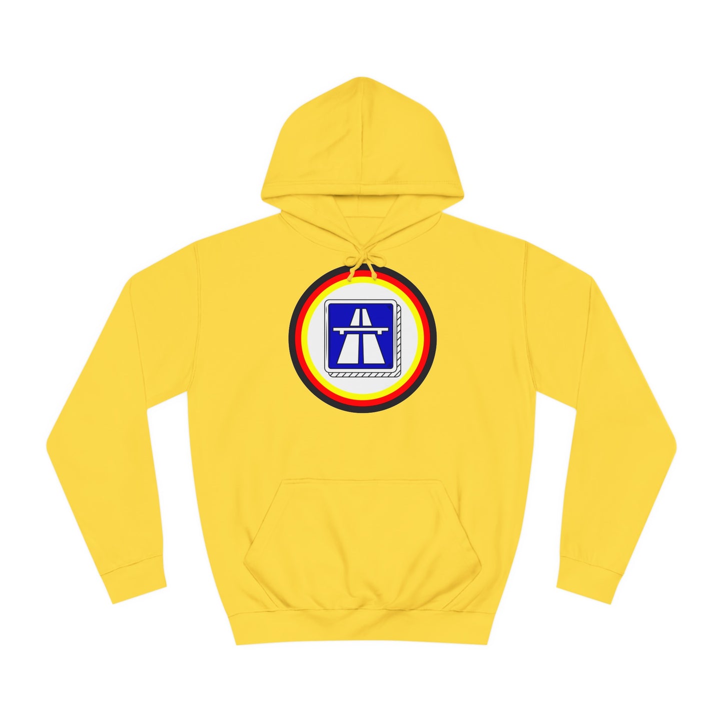 Hochwertige Unisex Hoodies für Autobahnfans - Beide Seiten gedruckt - German Highway - No speed limit